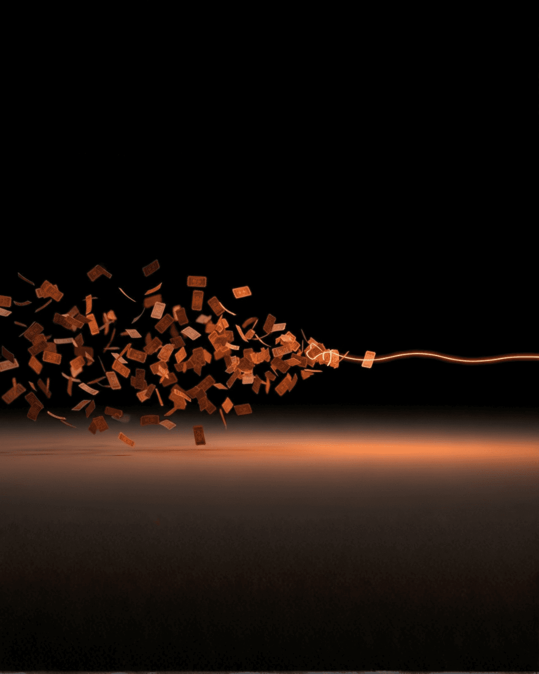 orange red white man playing tennis