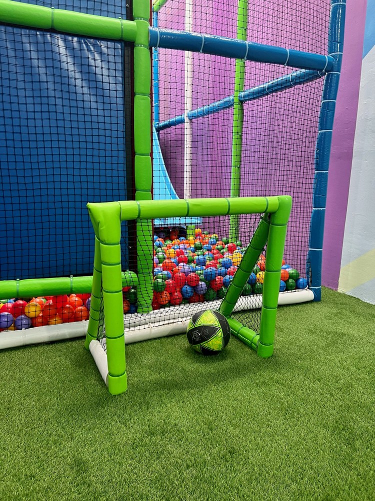 A young girl smiling