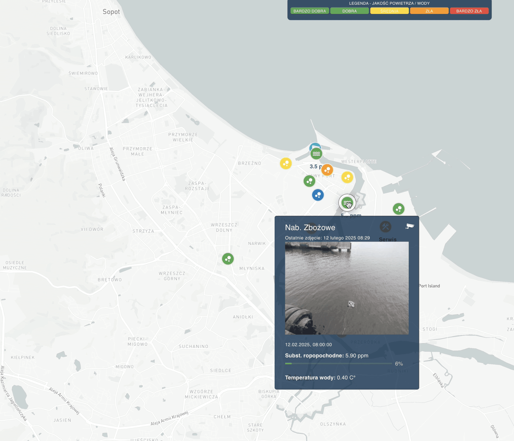 zrzut ekranu z systemu zarządzania mobile monitoring