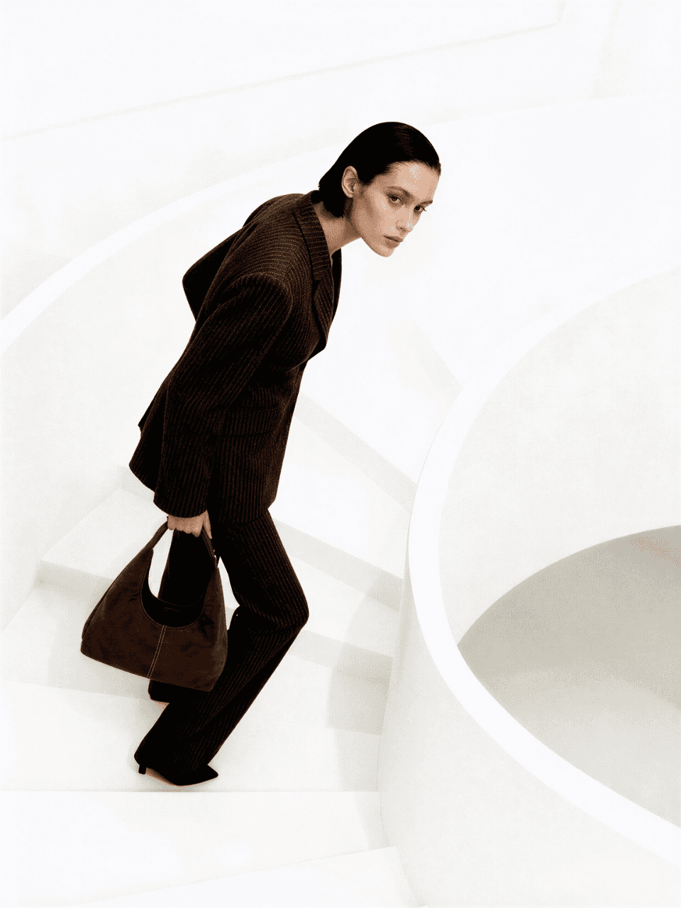 Black and white wave