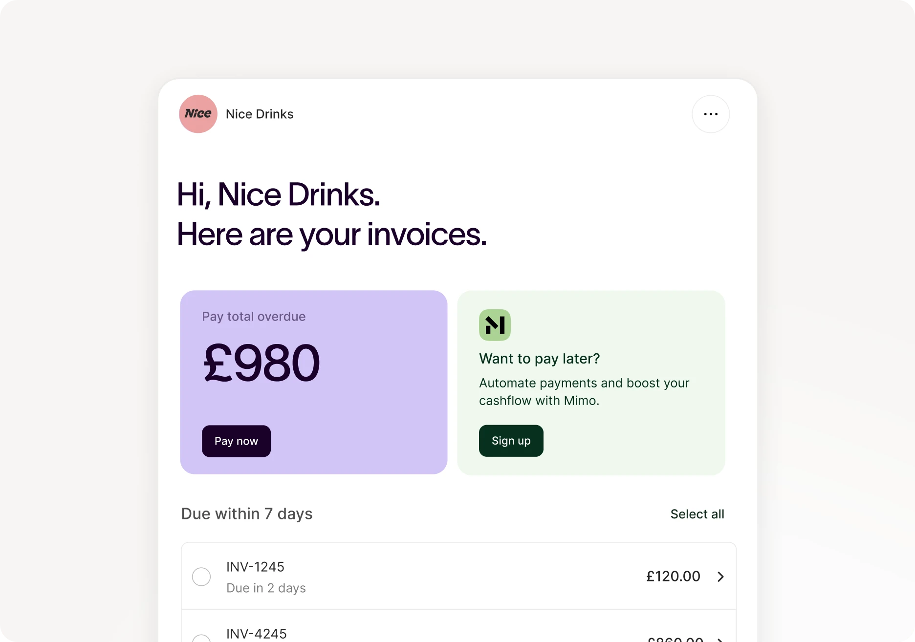 Help clients get paid faster