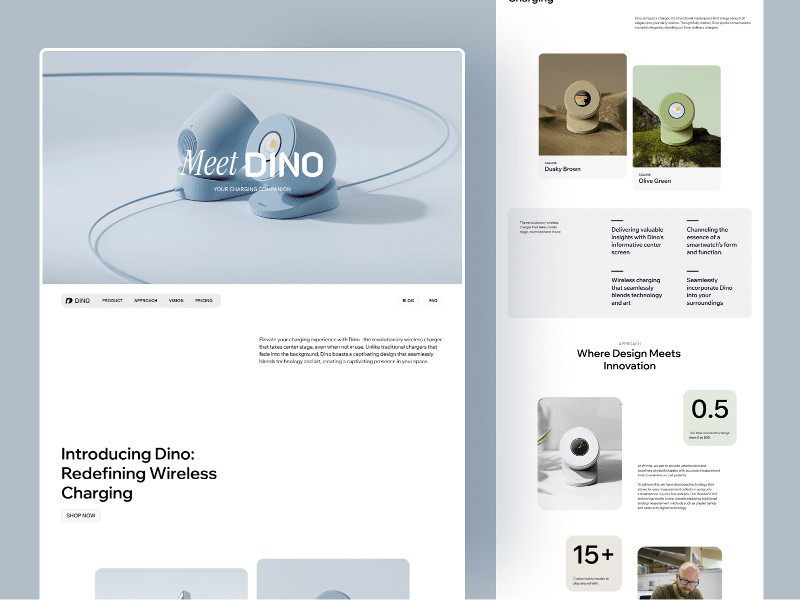 Dino - Product Landing Page