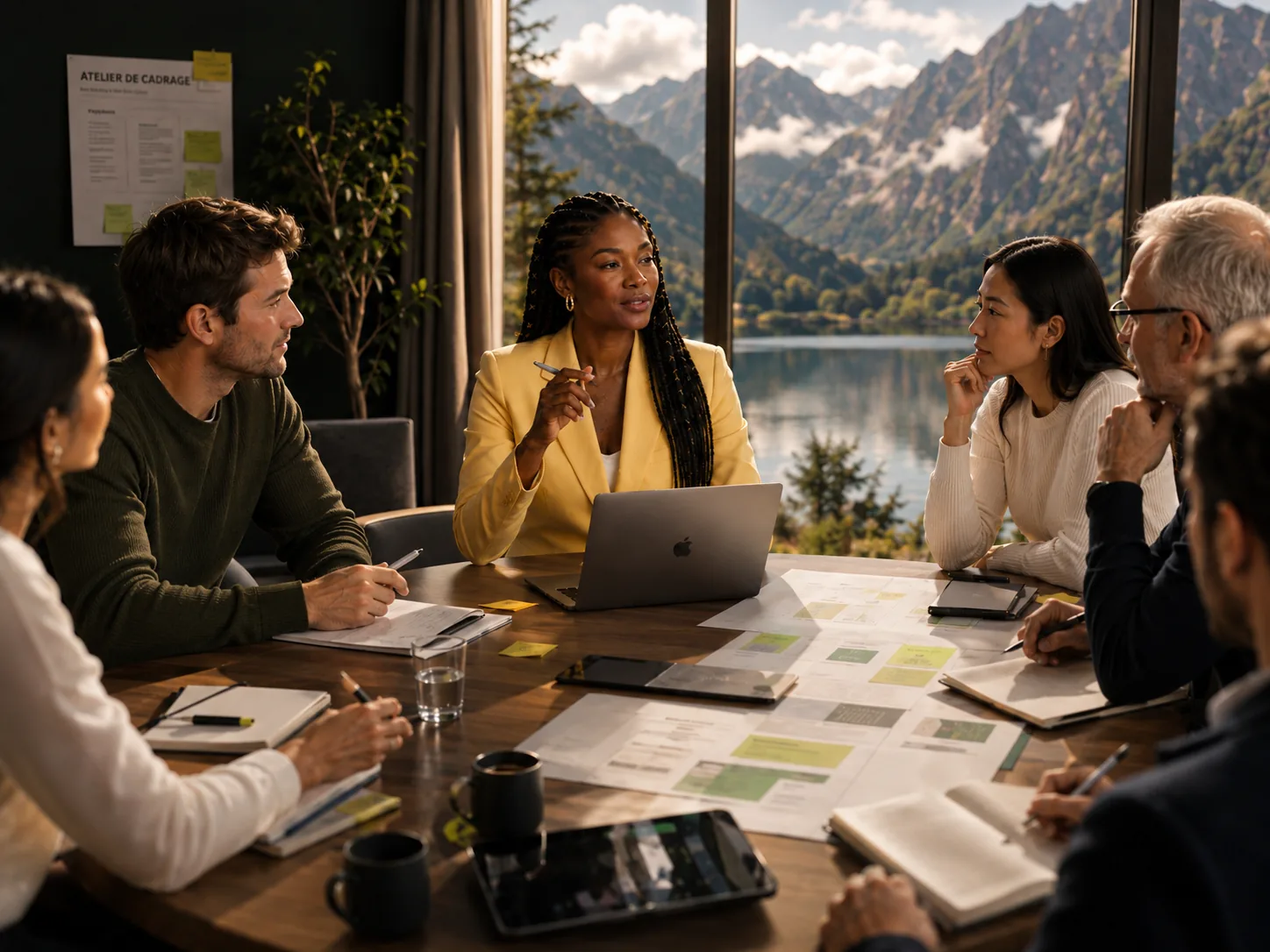 Équipe réunie lors d’un atelier de cadrage pour définir sa stratégie CRM