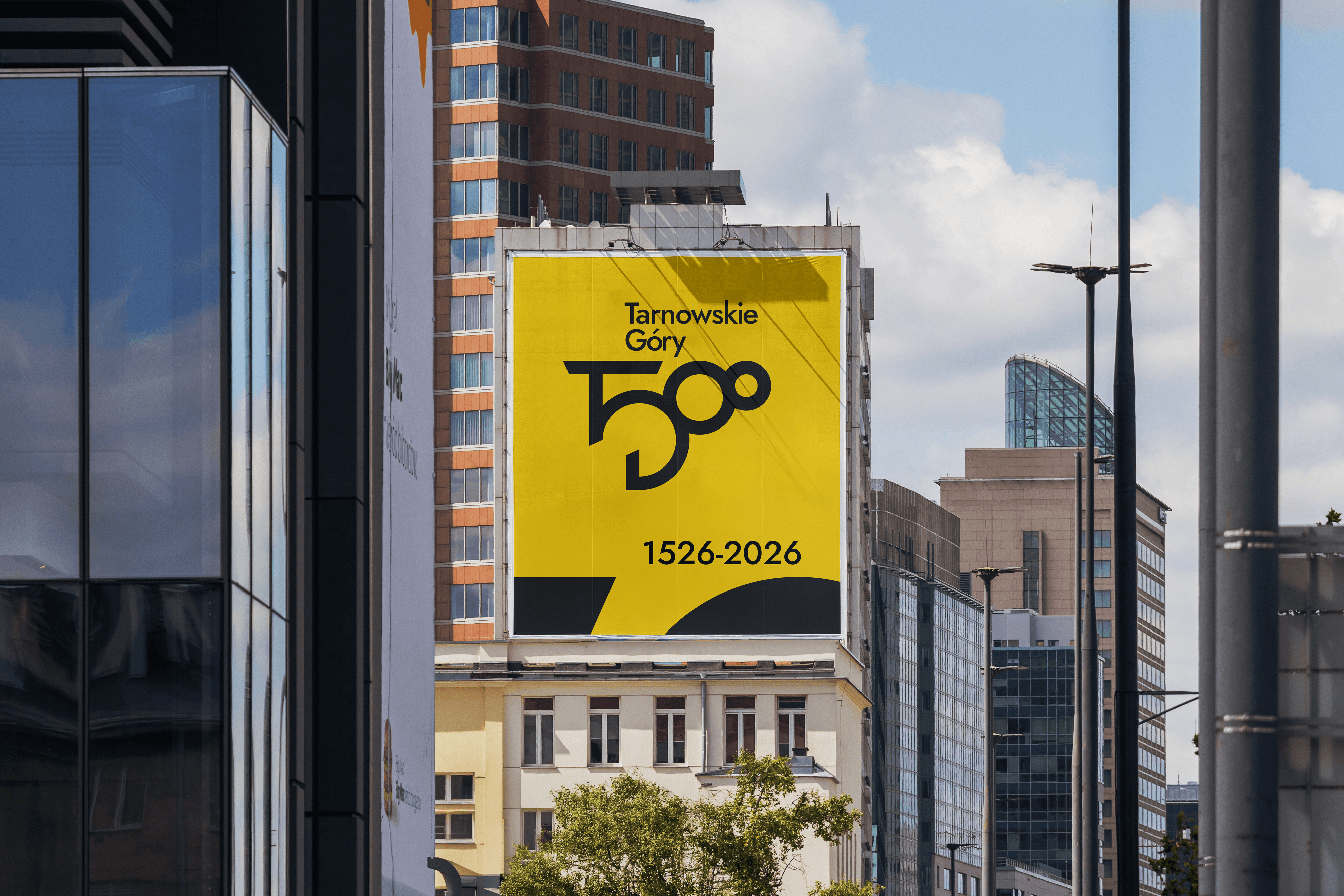 billboard w miescie ze znakiem tg500