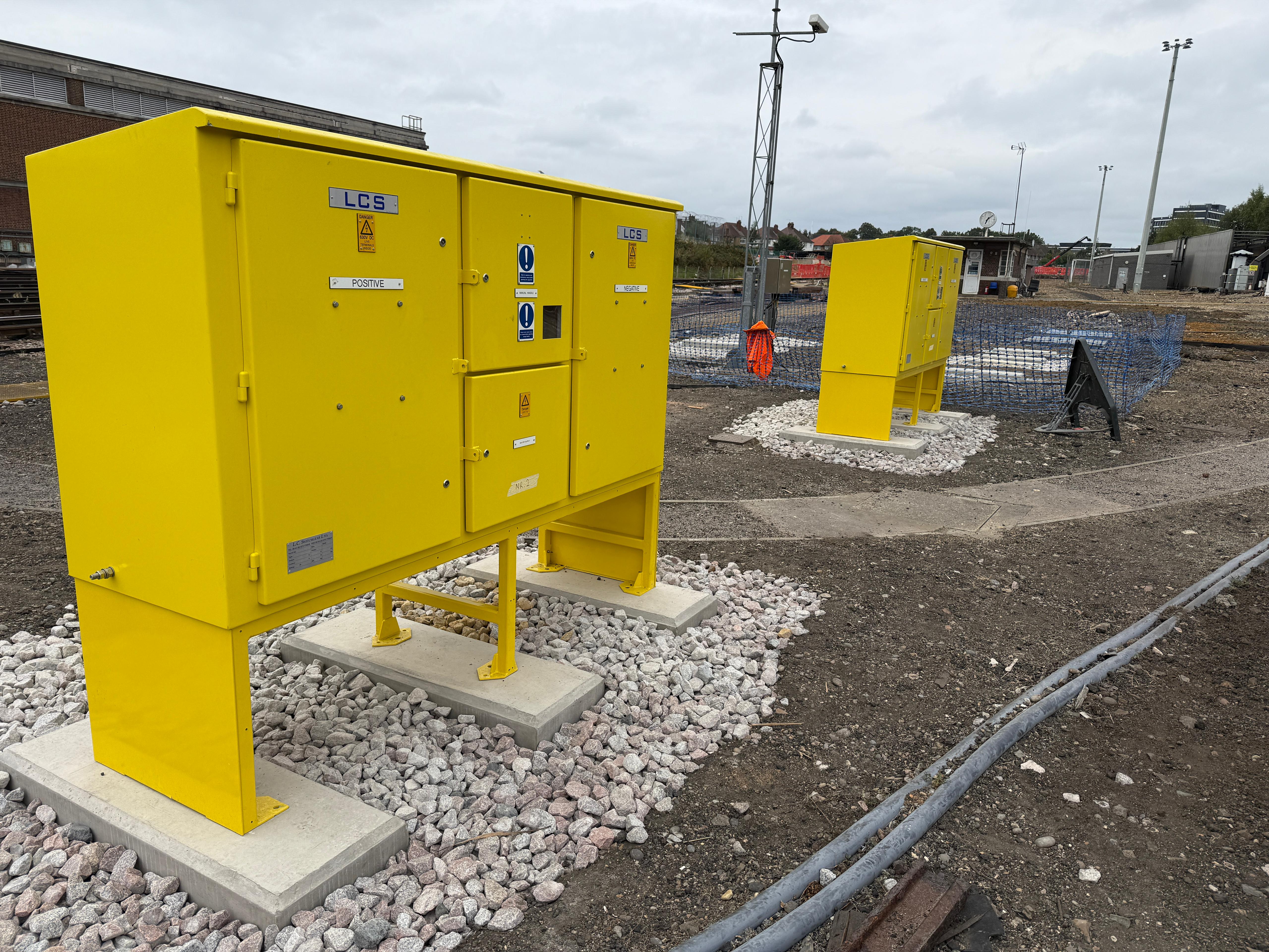 An electrical rail project completed by DPH 