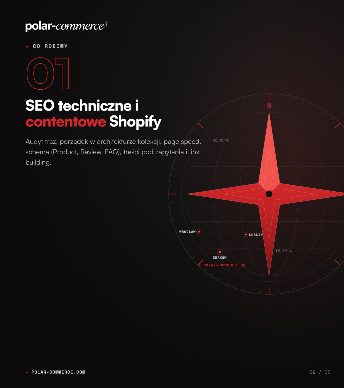 SEO techniczne i contentowe Shopify — Polar-Commerce