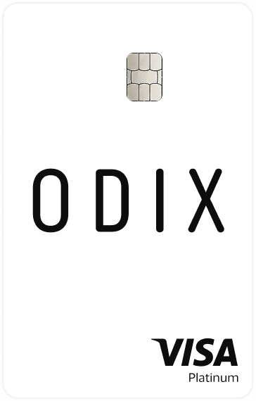 Odix White card, front