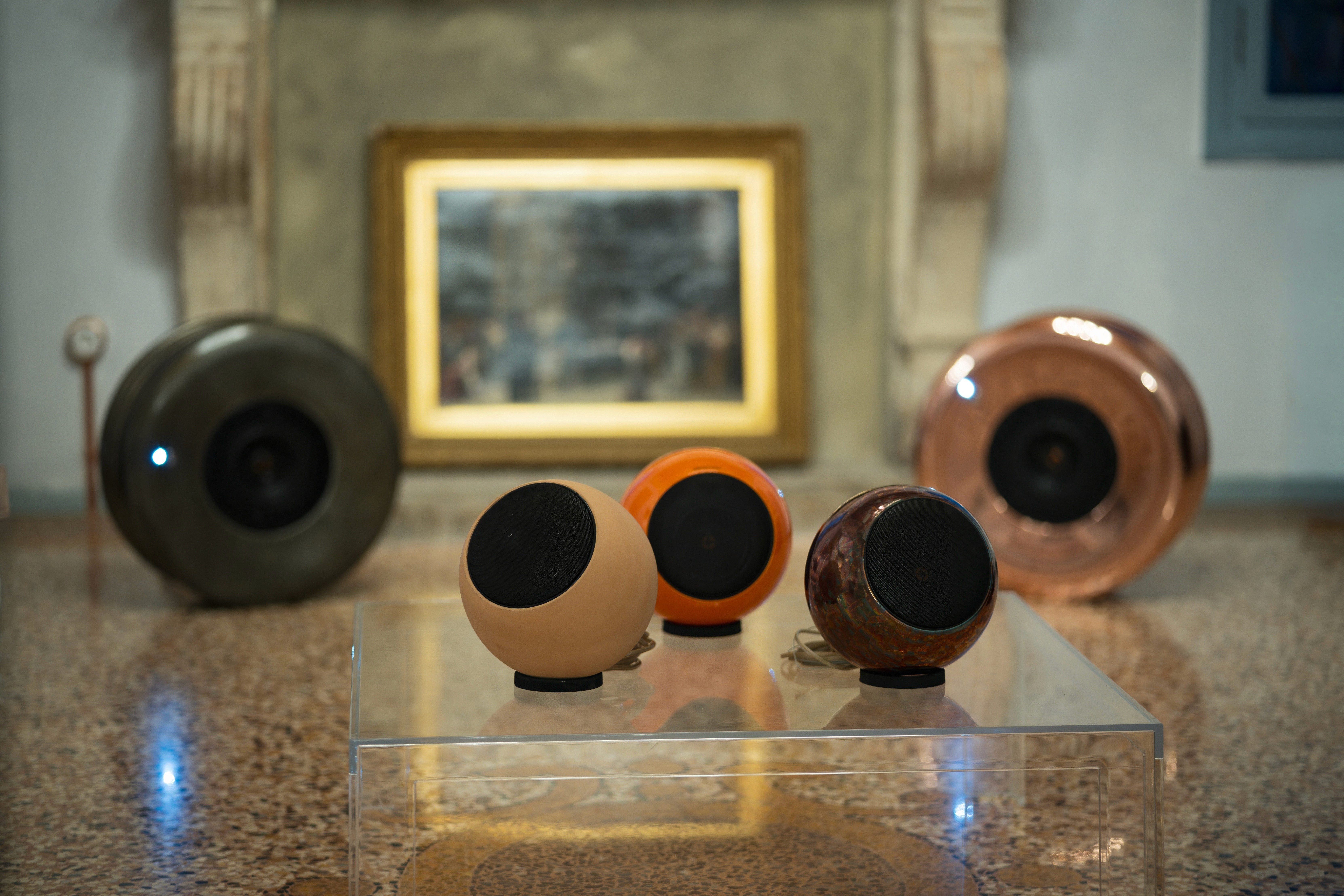 Streetside billboard with flyposters of the Batch.Works brand and illustrations