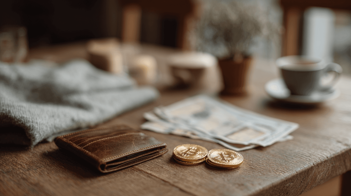 Image representing wallet with Bitcoins