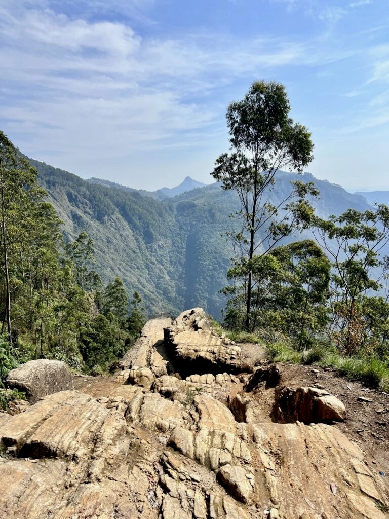 Dolphin's Nose view point from the front in Kodaikanal.