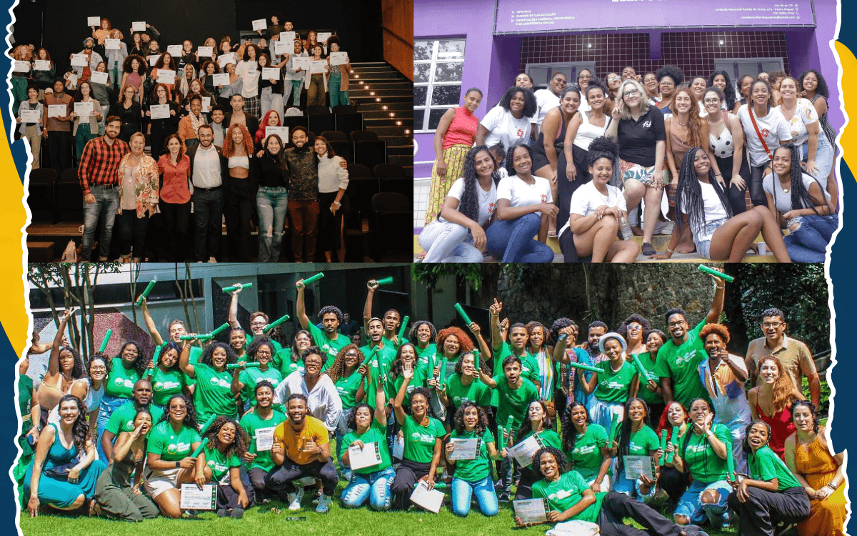 Foto de um grupo de jovens
