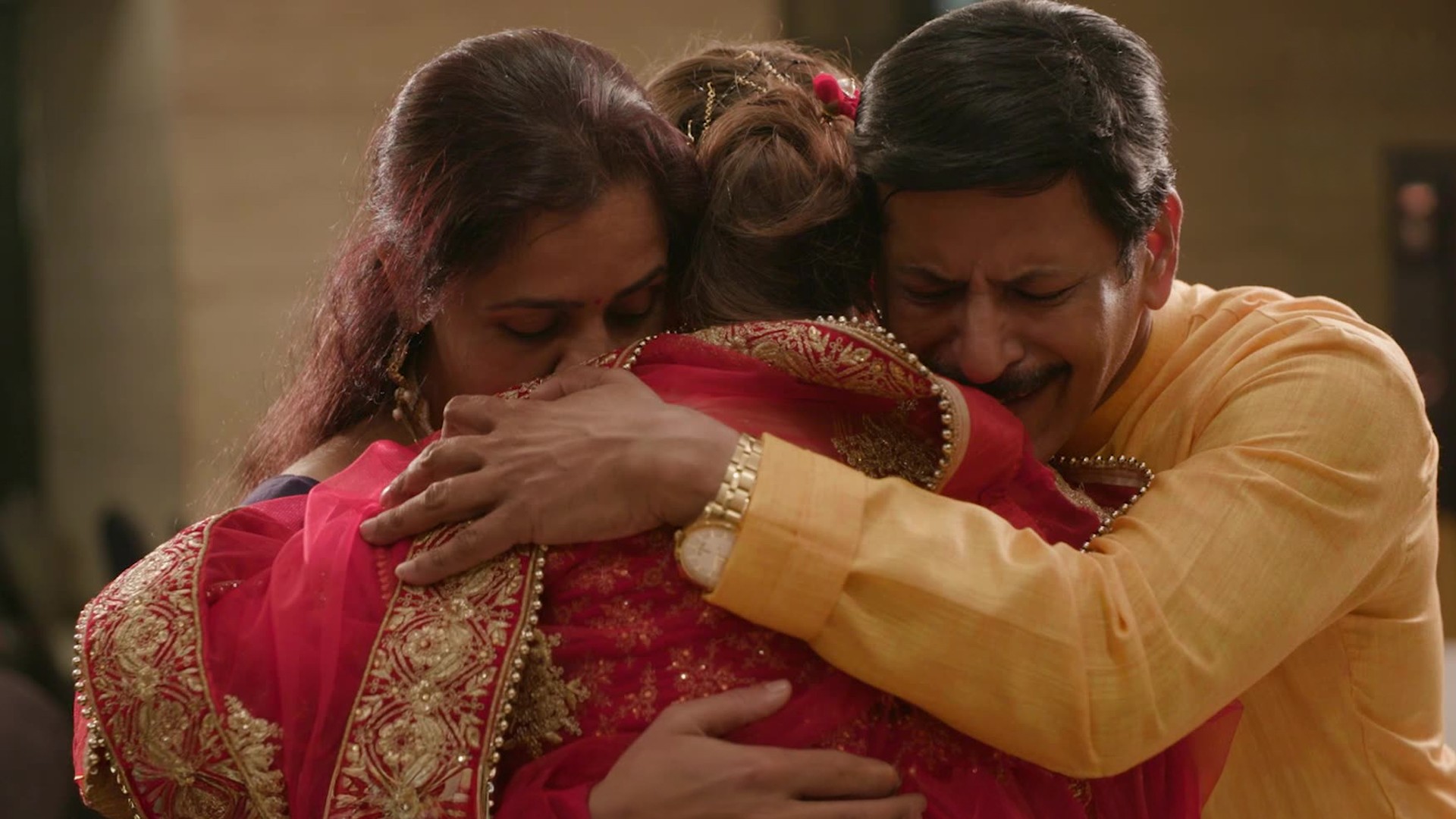 Visual from the 1090 Women and Child Helpline awareness film addressing women and child safety issues such as cybercrime and trafficking.