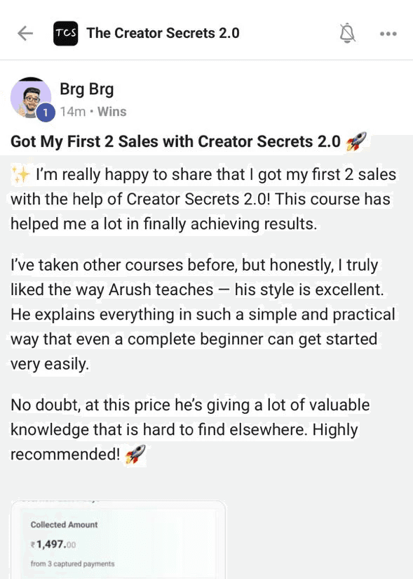 Student Results Proof