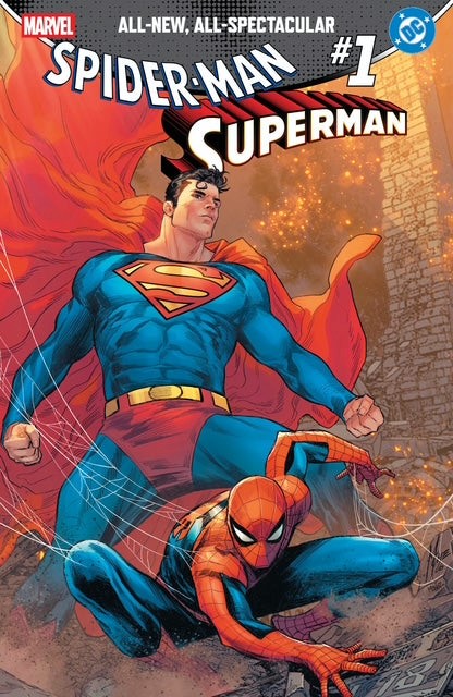 Spider-Man Superman #1 Marco Checchetto Big Dex Comics Exclusive Trade Dress Variant Cover