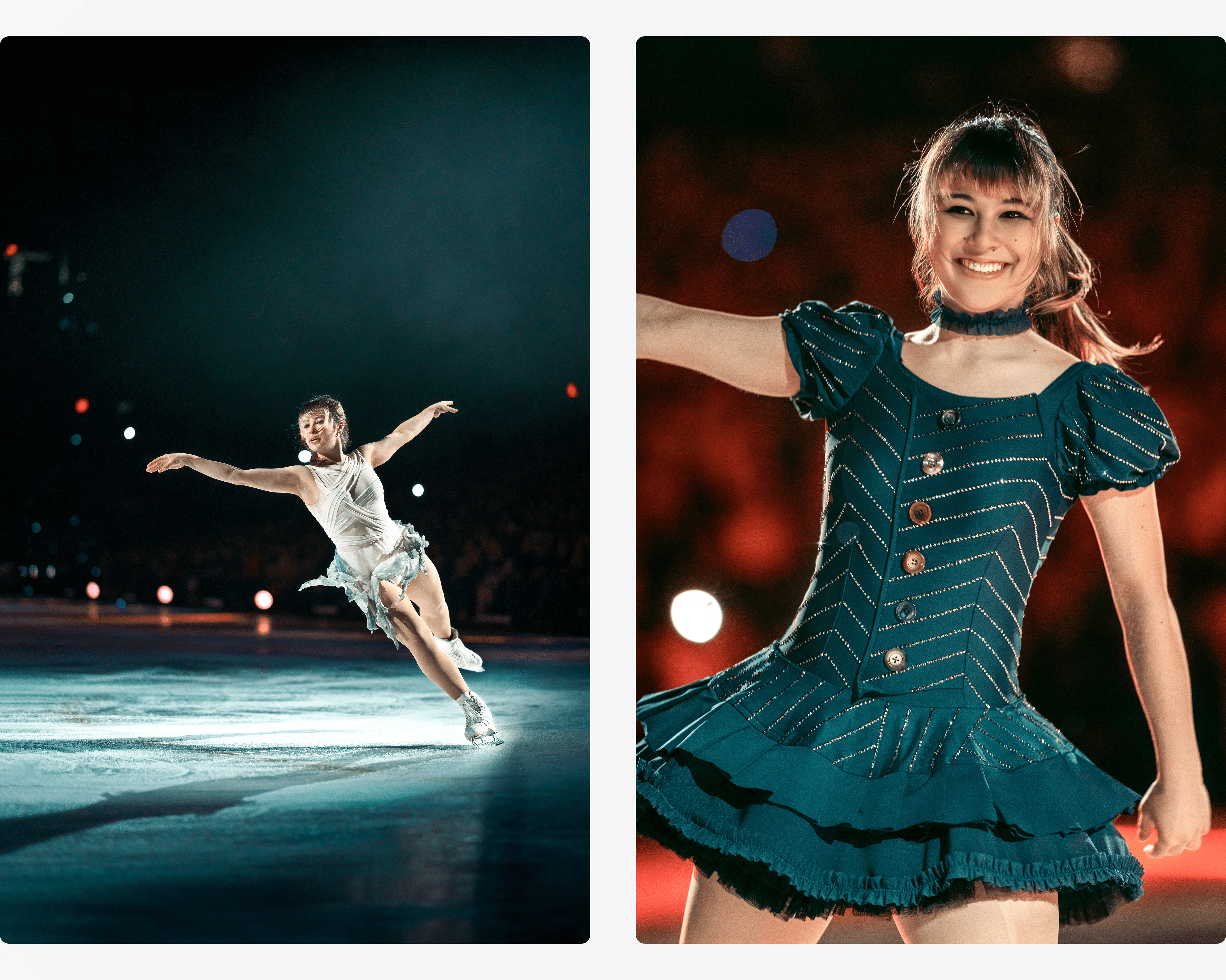 Alyssa Liu and Olympic crew perform in chicago at the All state Arena in Ice Skating Perfection
