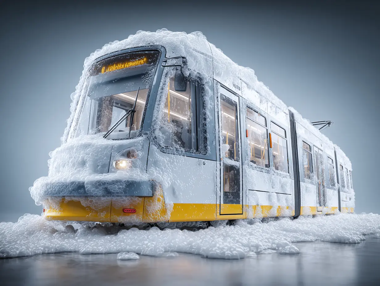 Mycie autobusów i tramwajów - środki do taboru miejskiego ORAPI