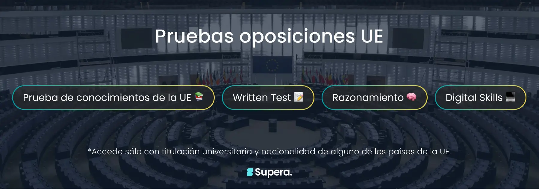 Pruebas oposiciones Administrador UE