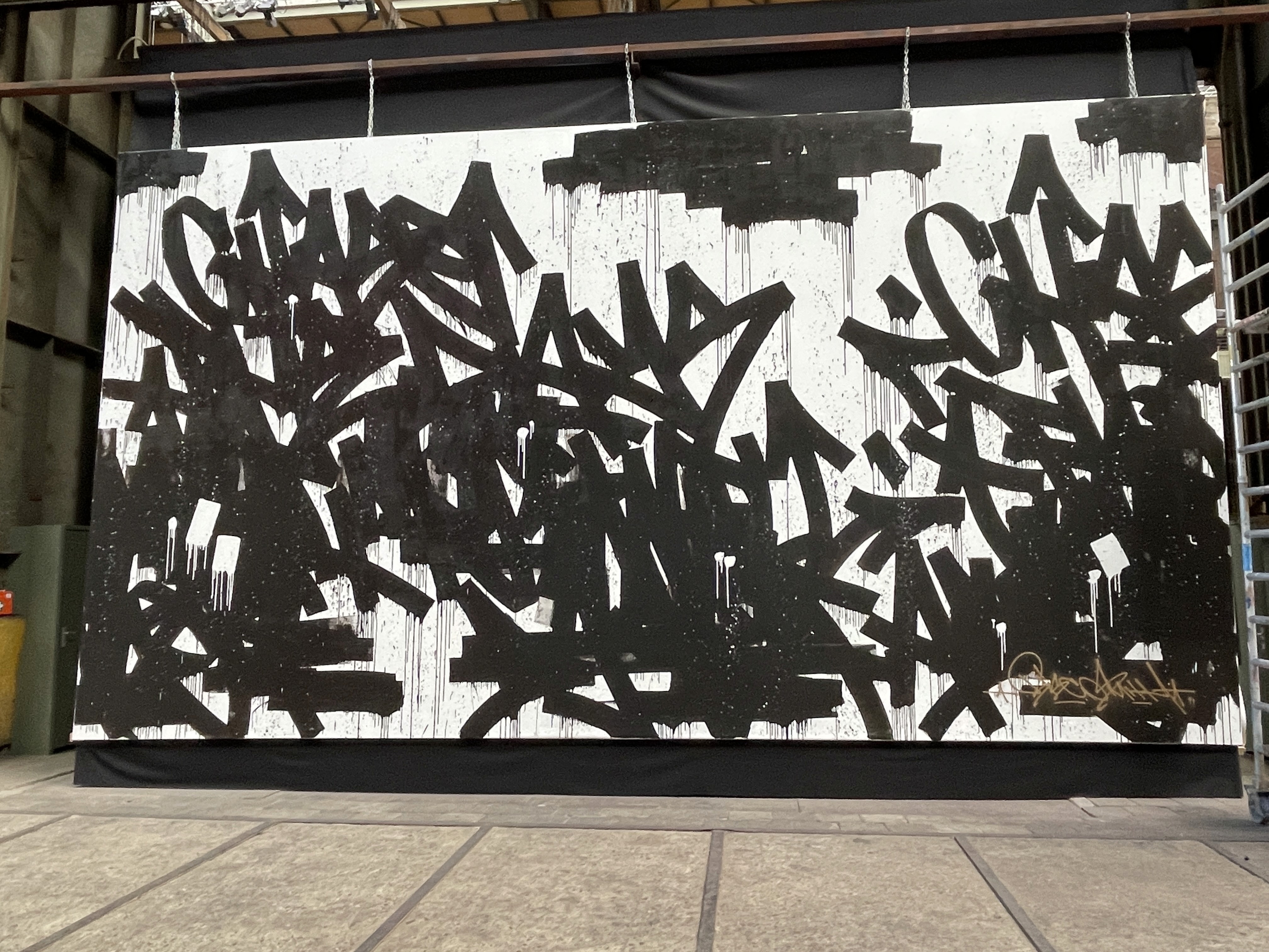 a building with persony windows