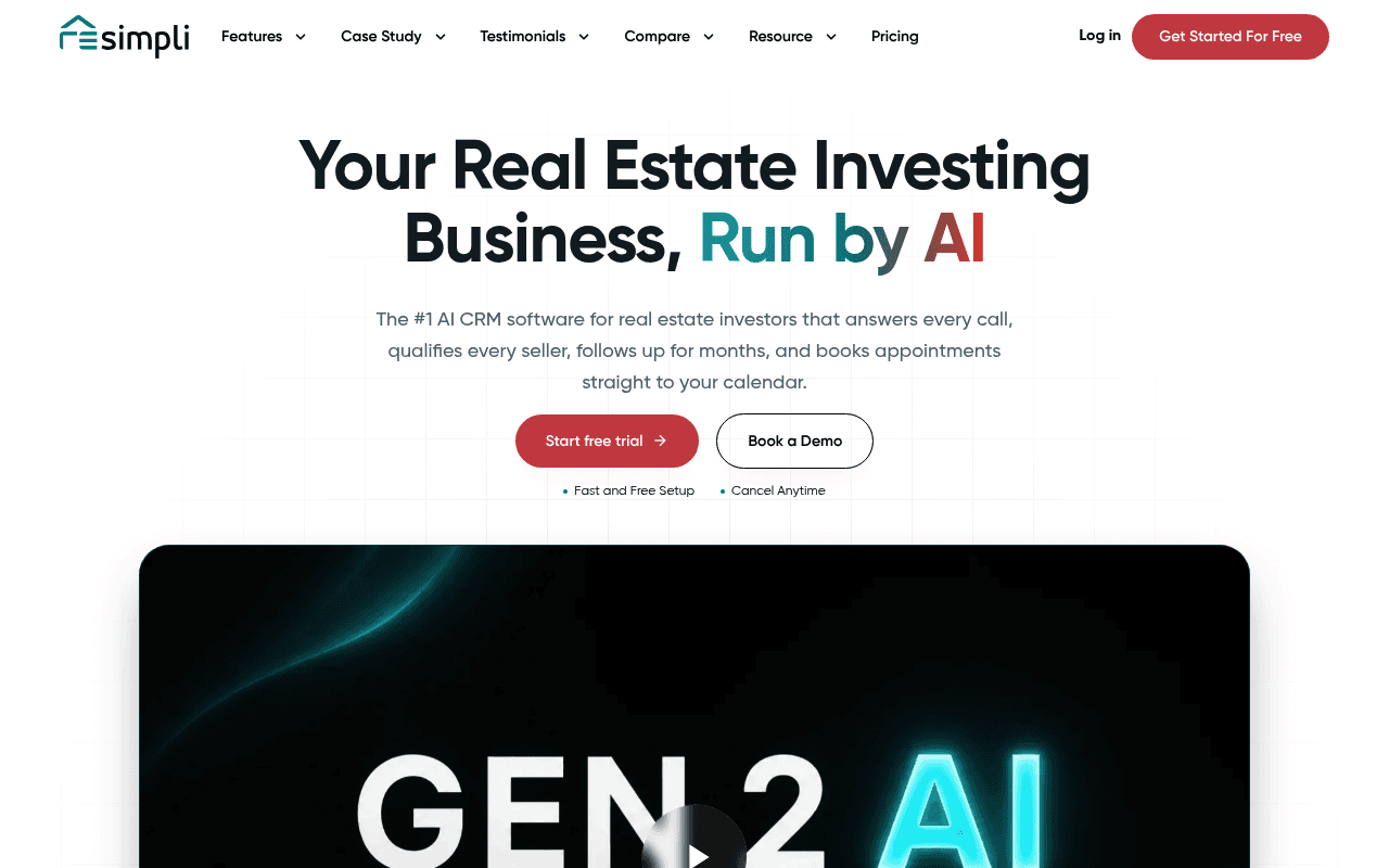 REsimpli homepage screenshot