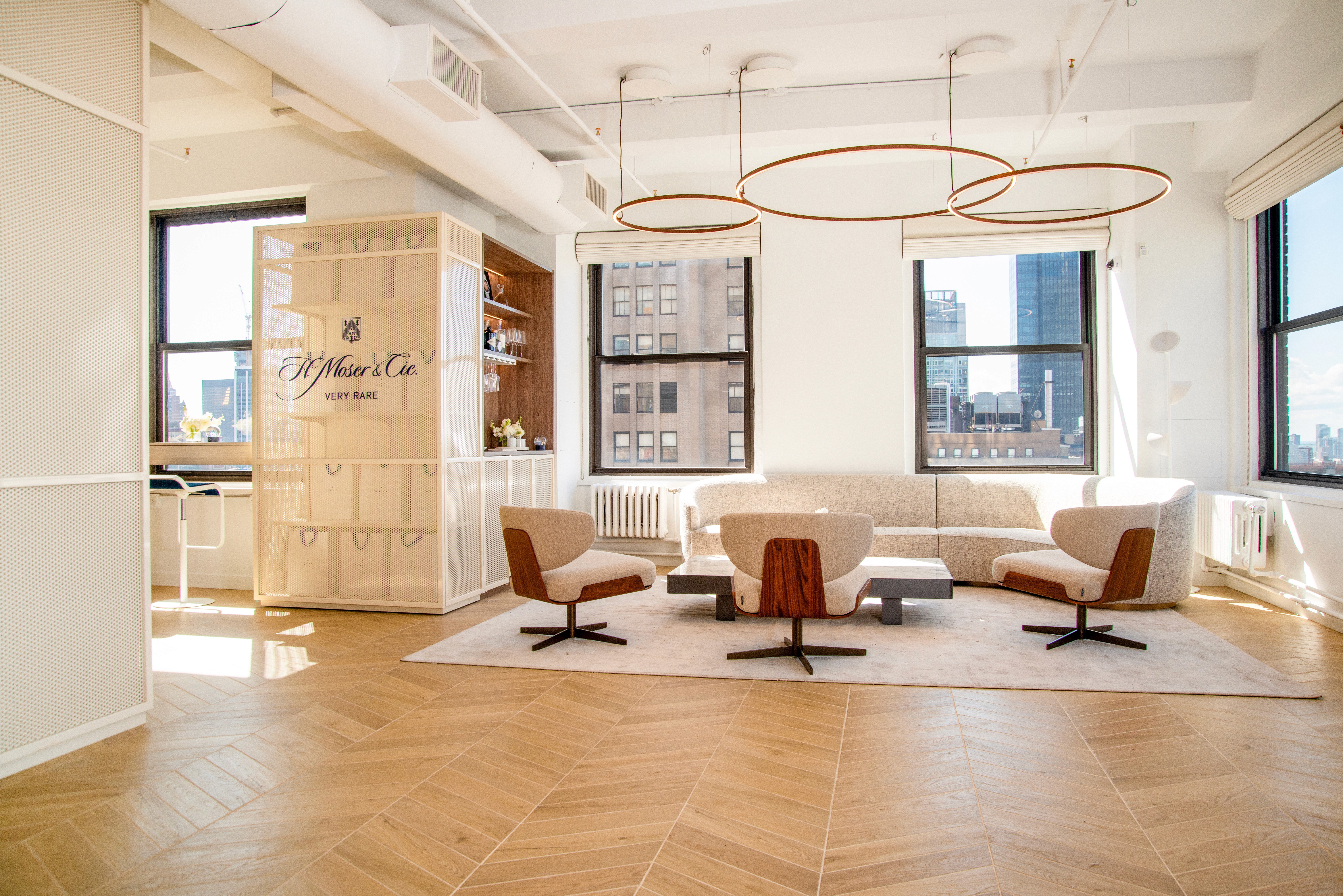 Main office and lounge design interior concept 
