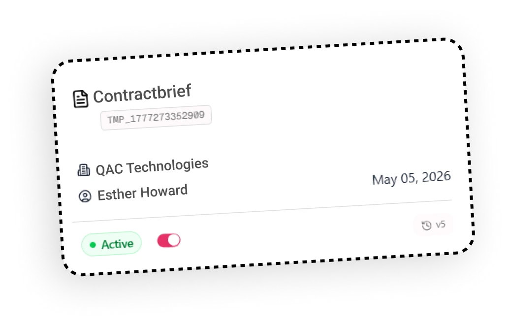 Contract Letter