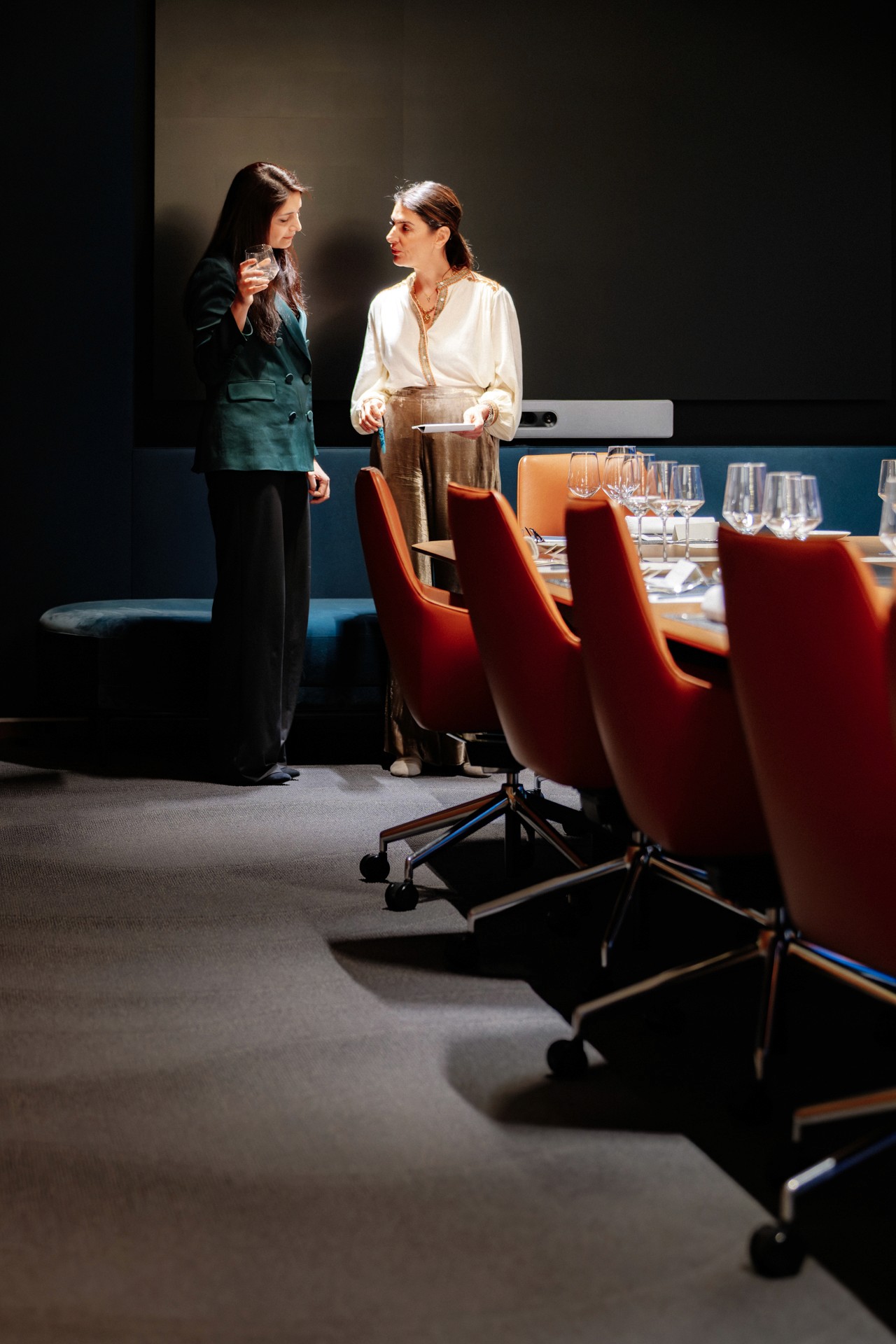 Interactions participantes avant les prises de parole