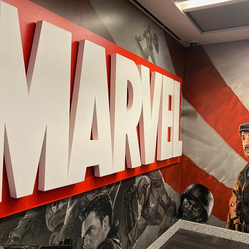 Marvel Mural at Disney Lot
