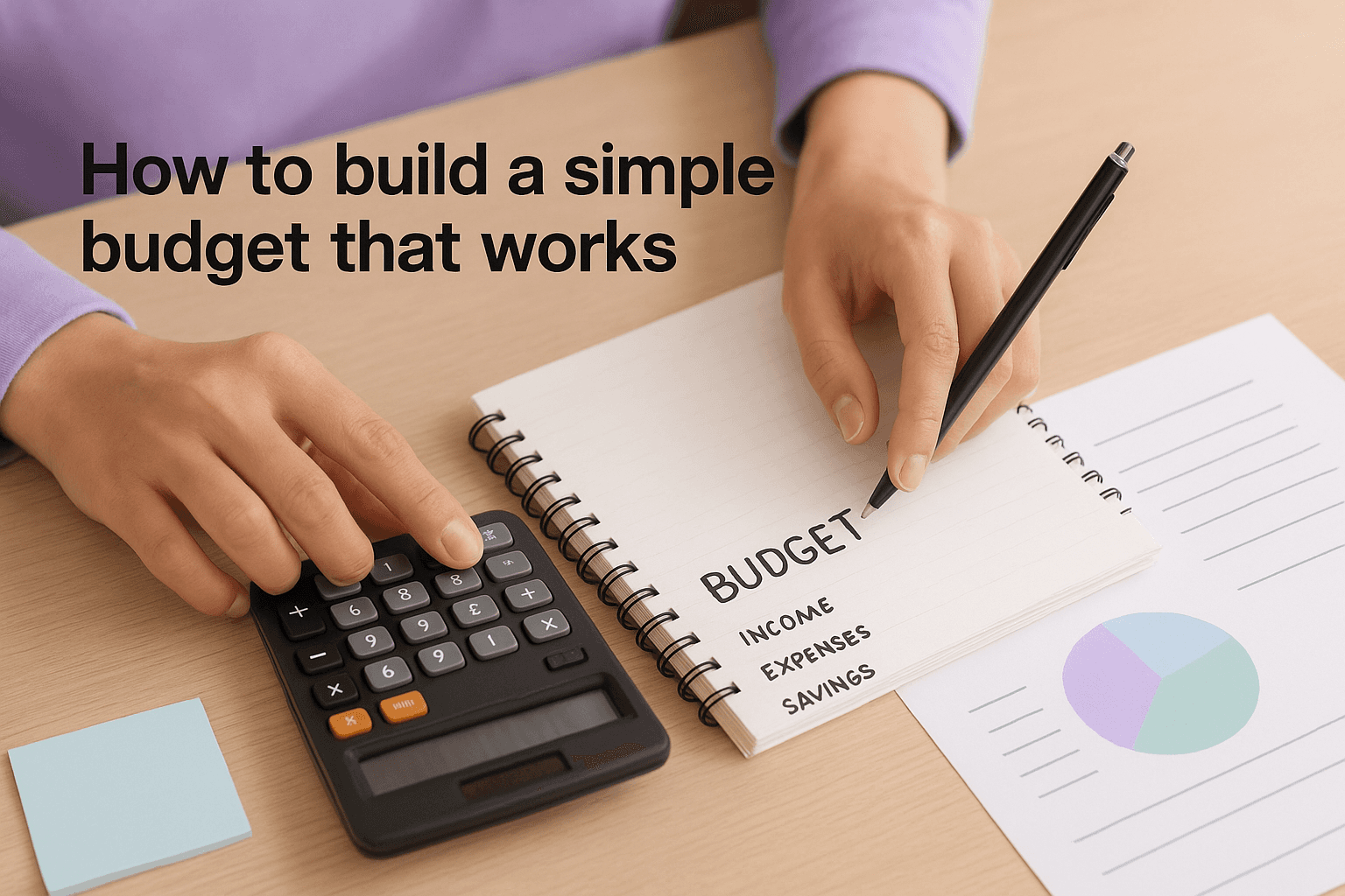 How to build a simple budget that works