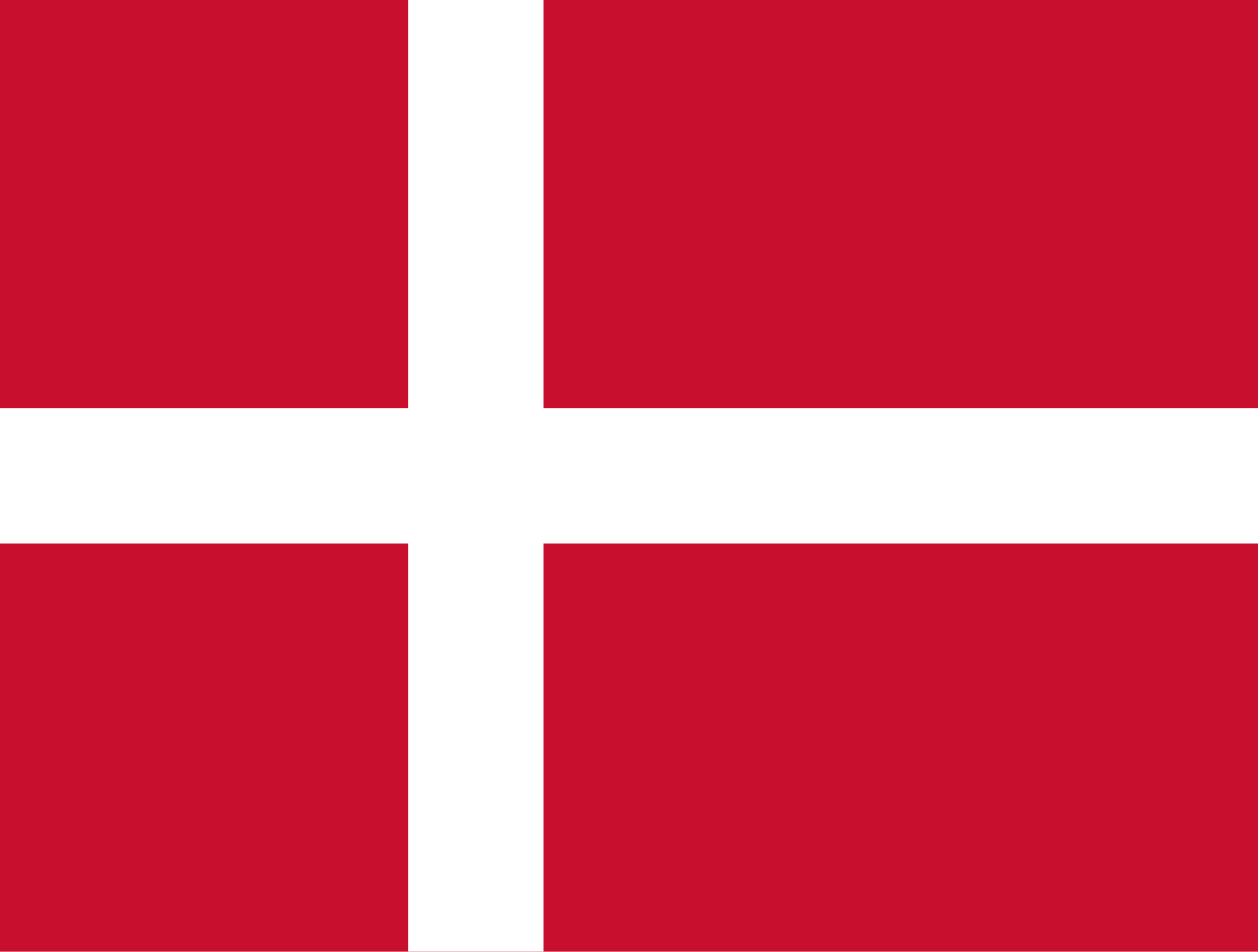 Dansk flag ikon - 100% dansk design og support.