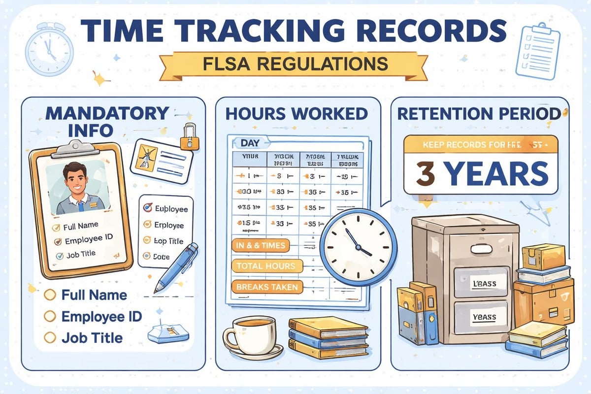 FLSA compliance requirements for restaurant time tracking