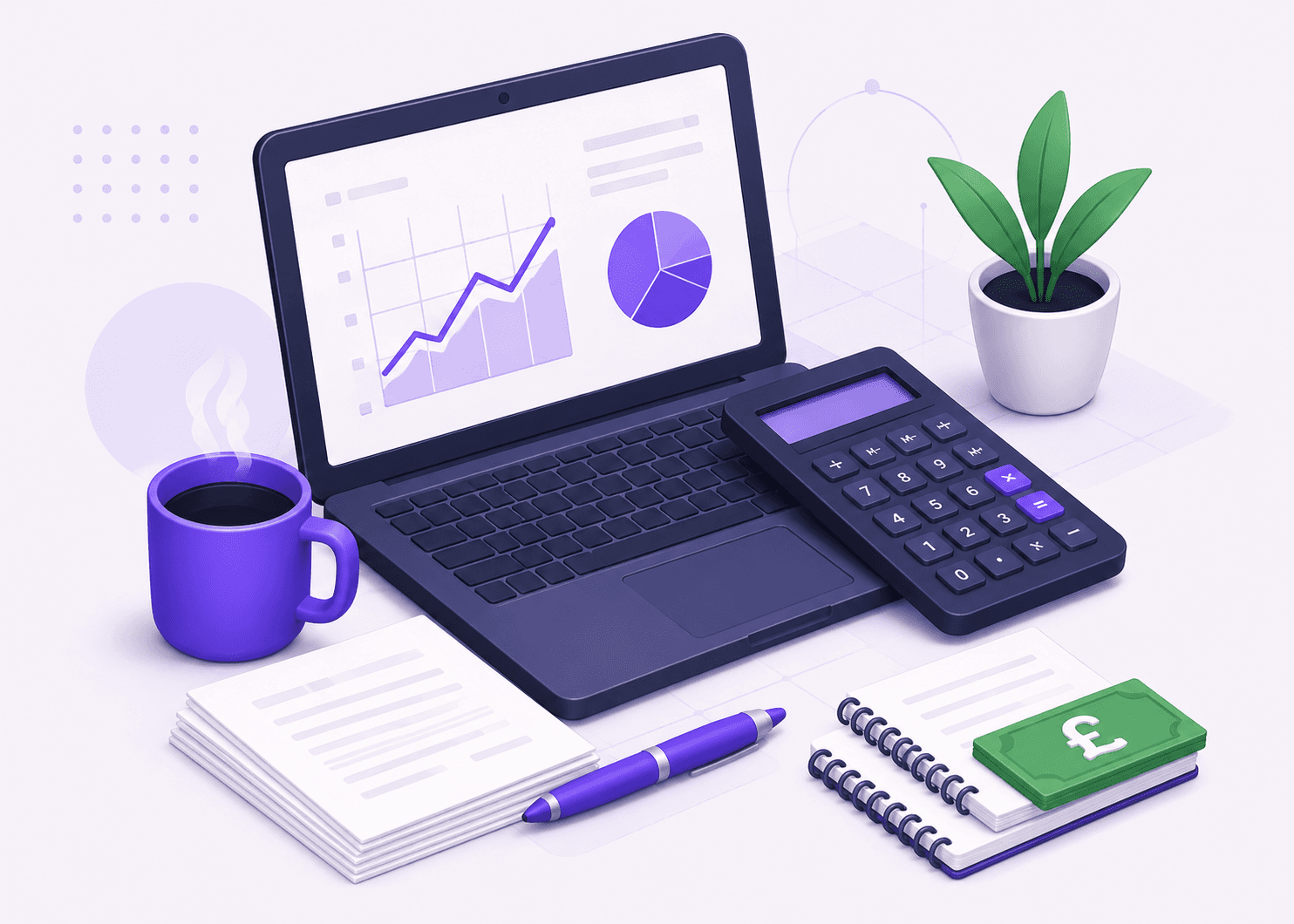 Self-employed professional reviewing UK mortgage options online