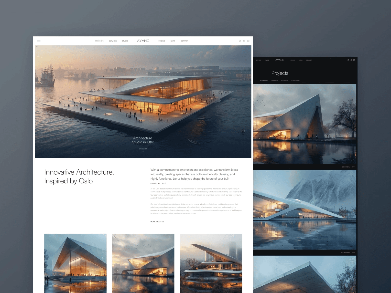 Ayano - Architecture Framer Template