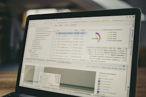 AI script to video — close-up of the messy spreadsheet generated from the written script
