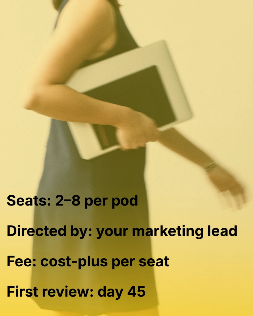 Marketing Pod Checklist