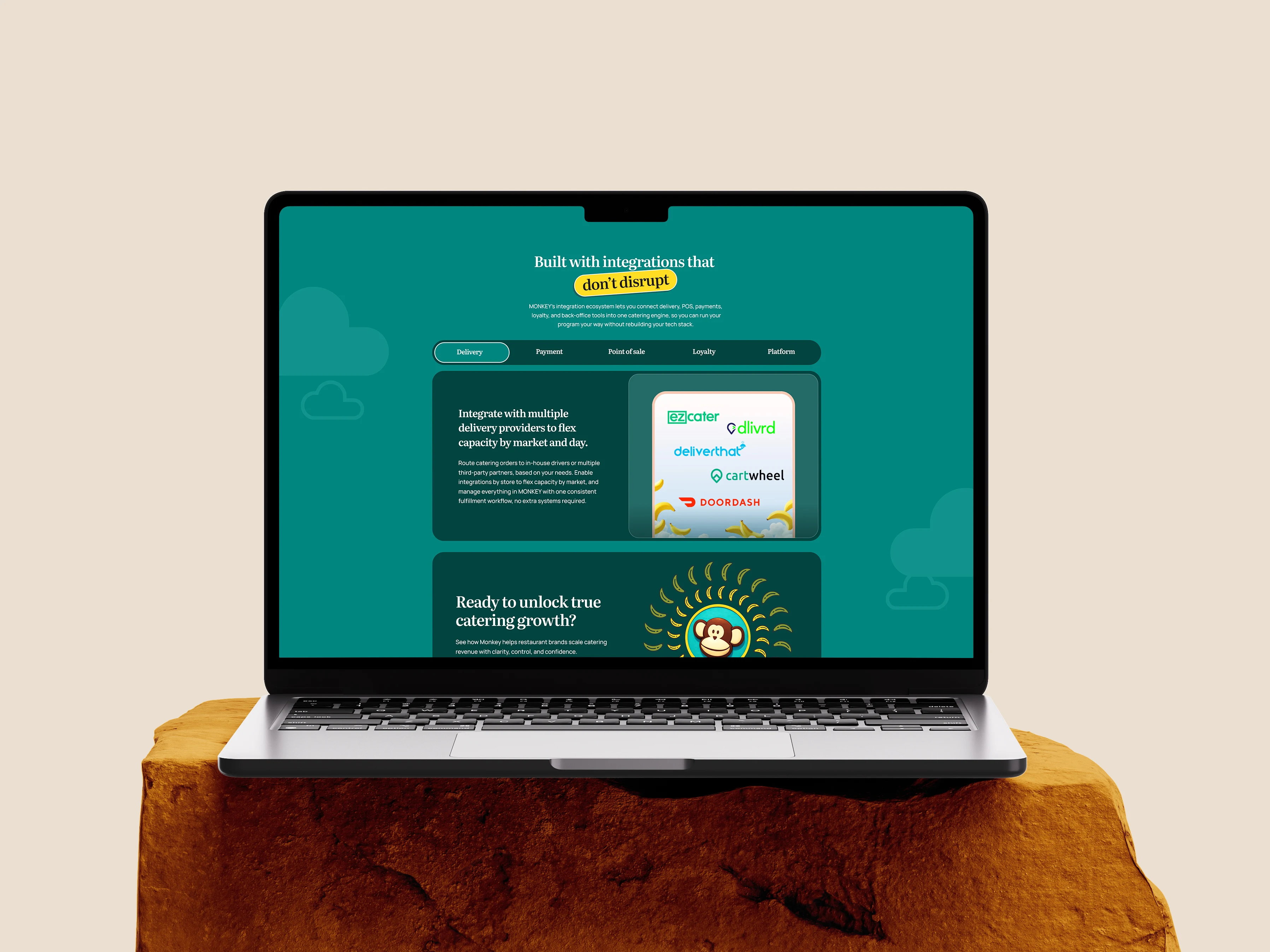 Monkey brand and website component system