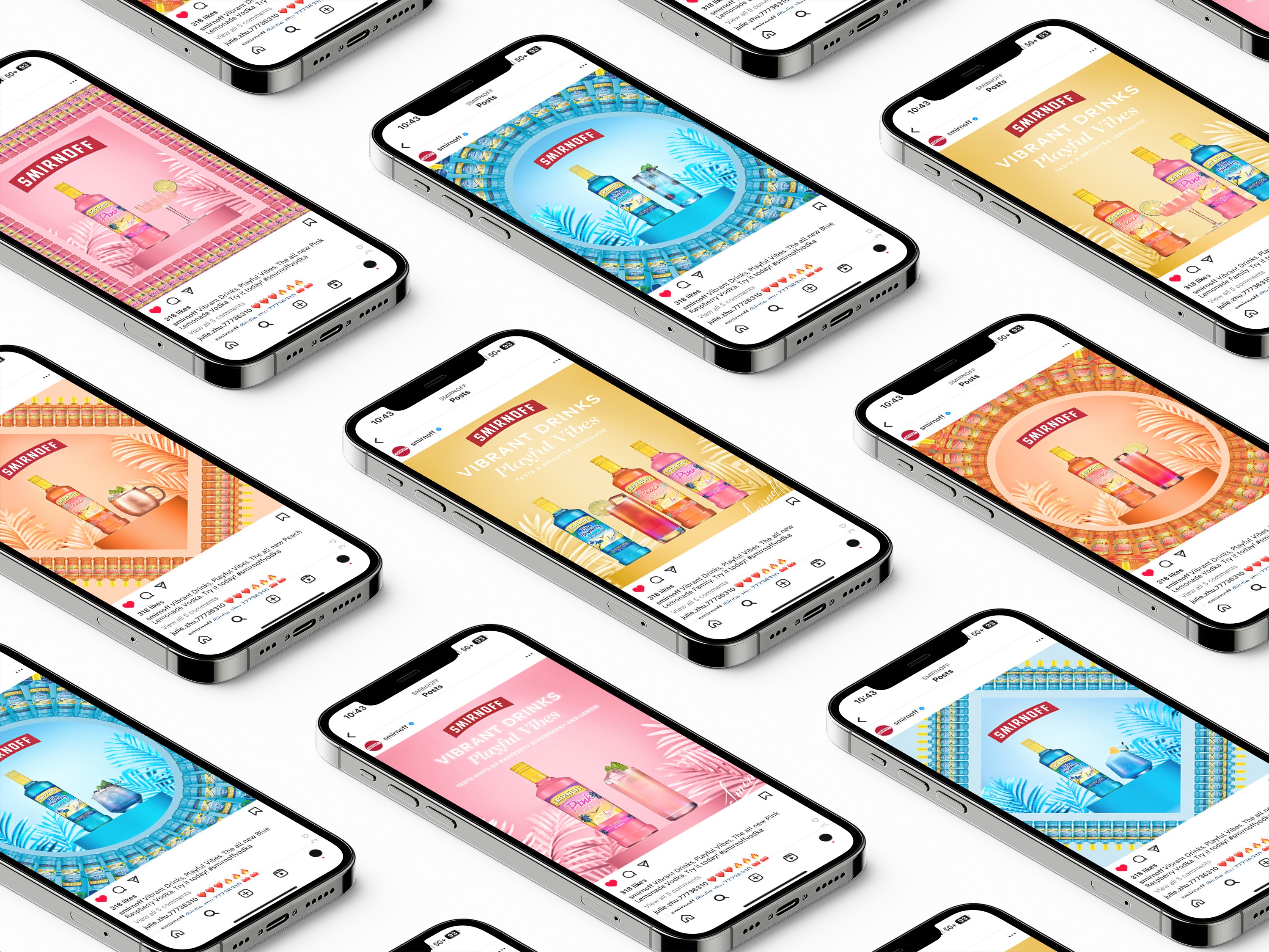 Smirnoff Vodka Lemonade Family