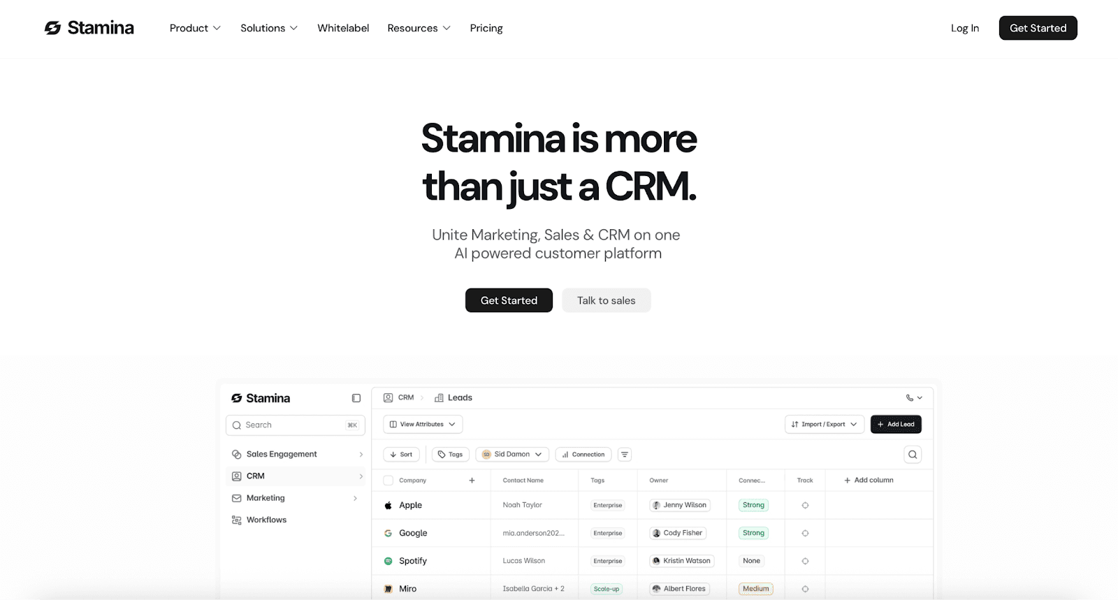Stamina - Best Alternative to 11x.ai for GTM Controlled outreach