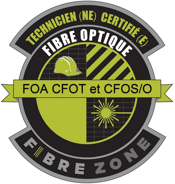 Logo de Fibre Zone, centre de formation en fibre optique certifié FOA CFOT et CFOS/O.