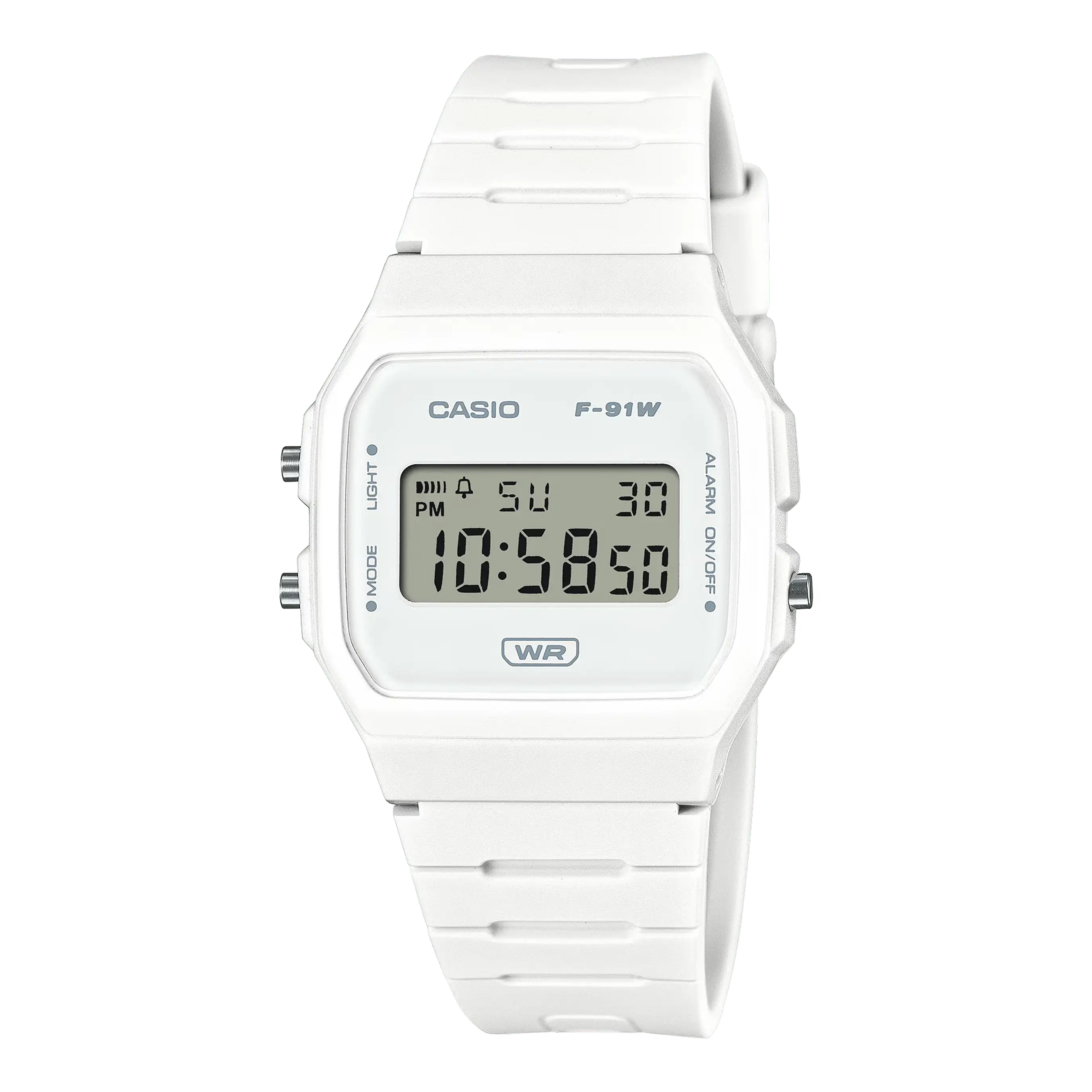 Casio F-91WB-7A White