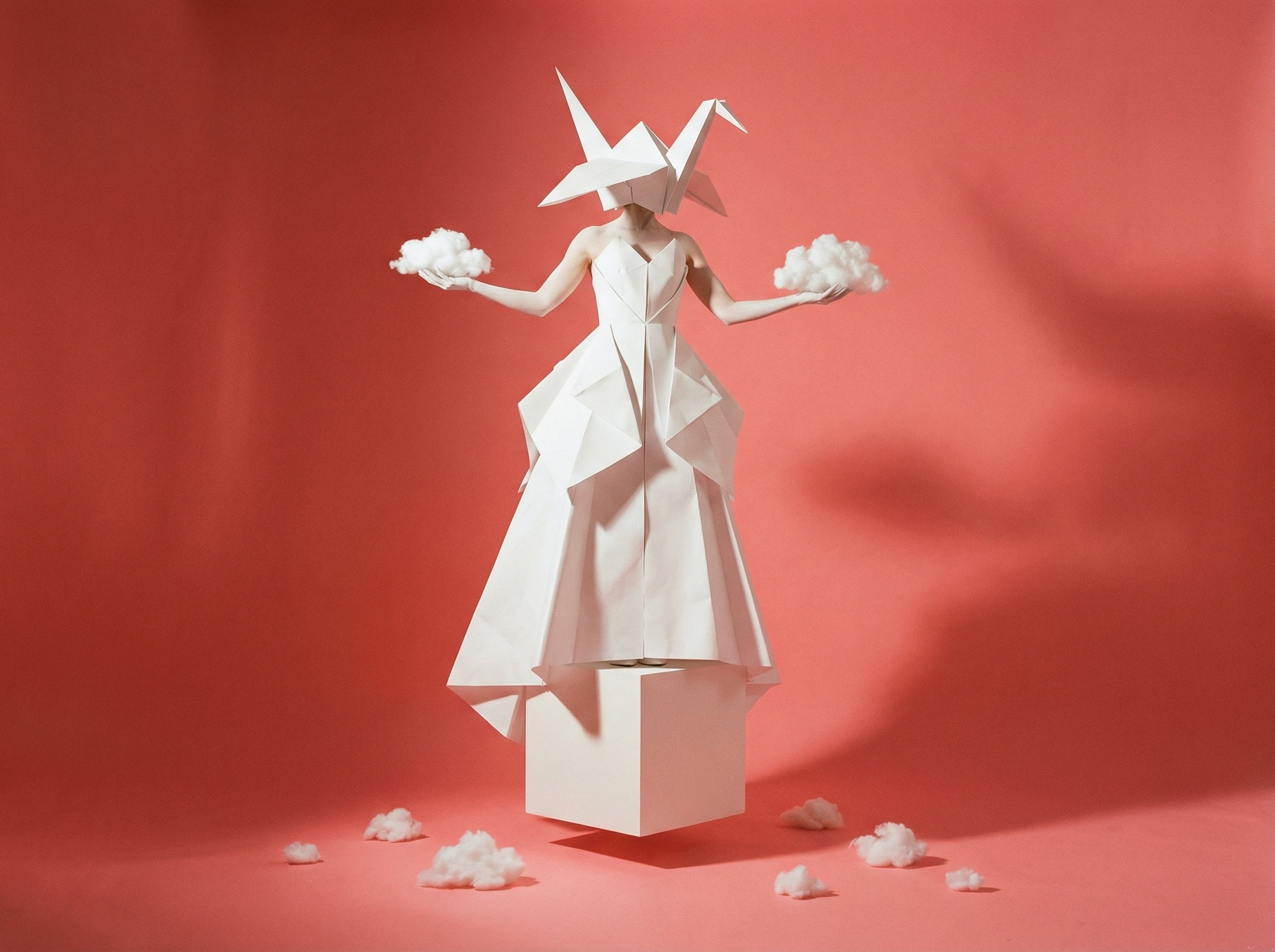Exploration by David Carlo Art Director Aesthetics visual exploration origami woman