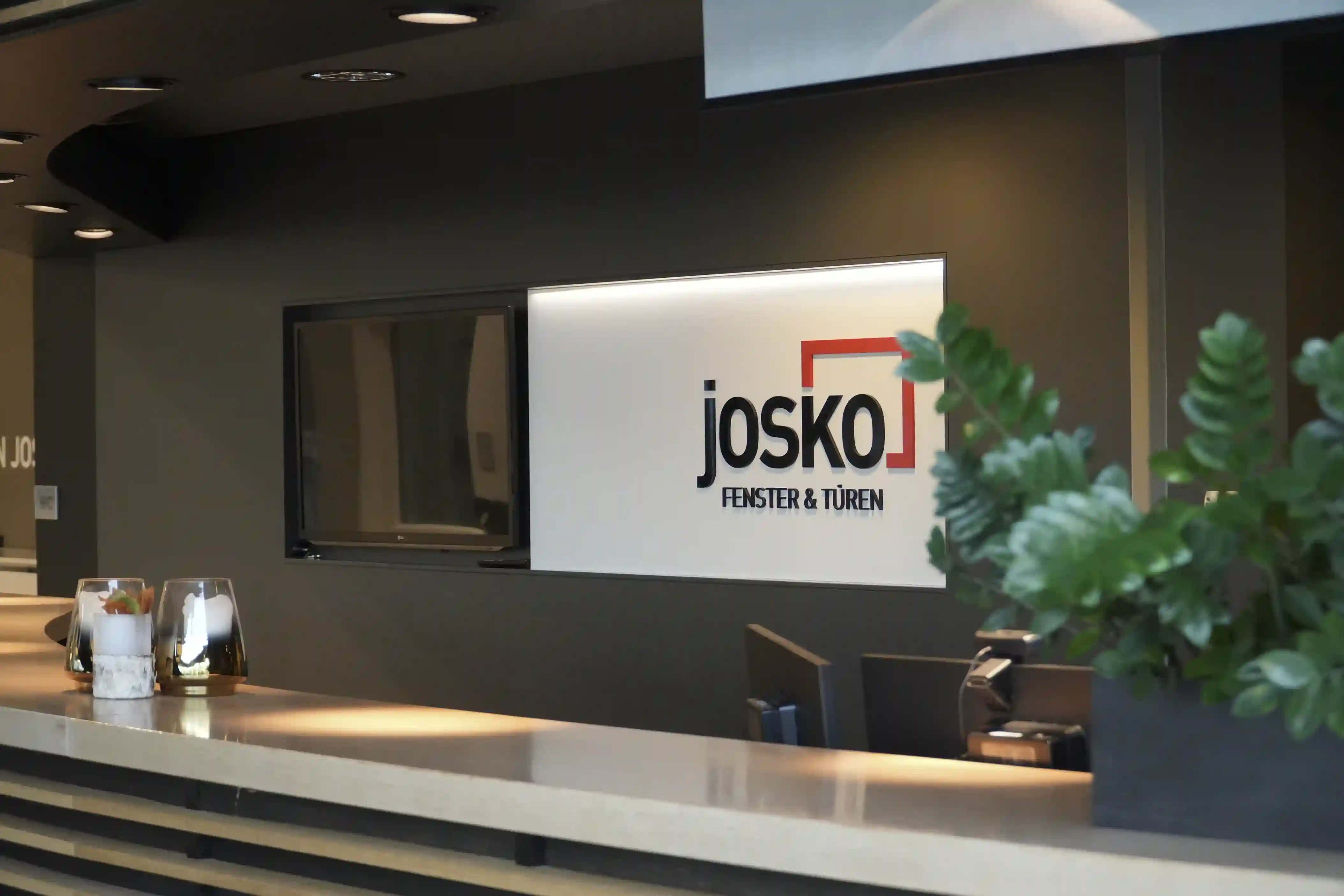 Moderne Lobby im Showroom