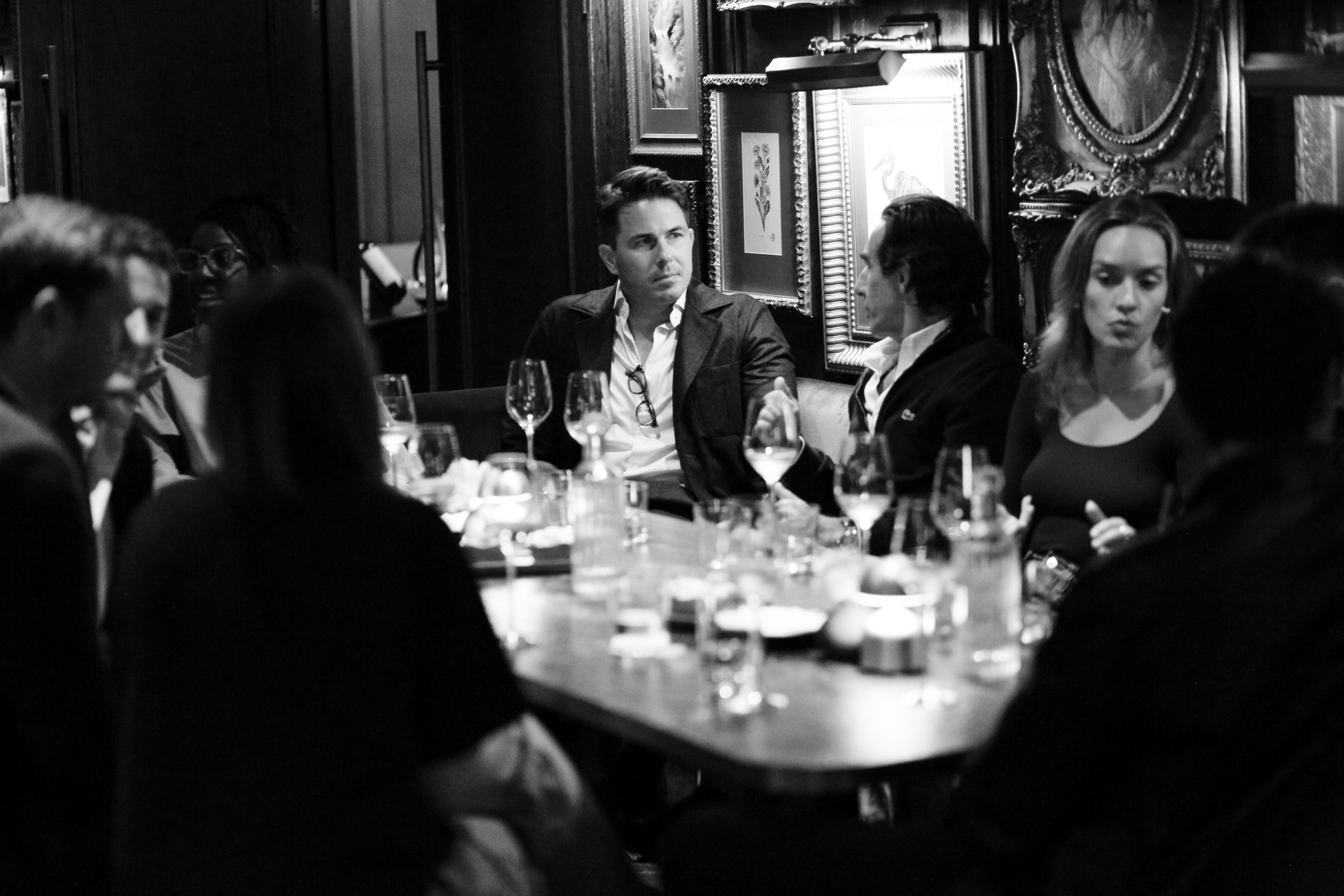 Group of people in a restaurant