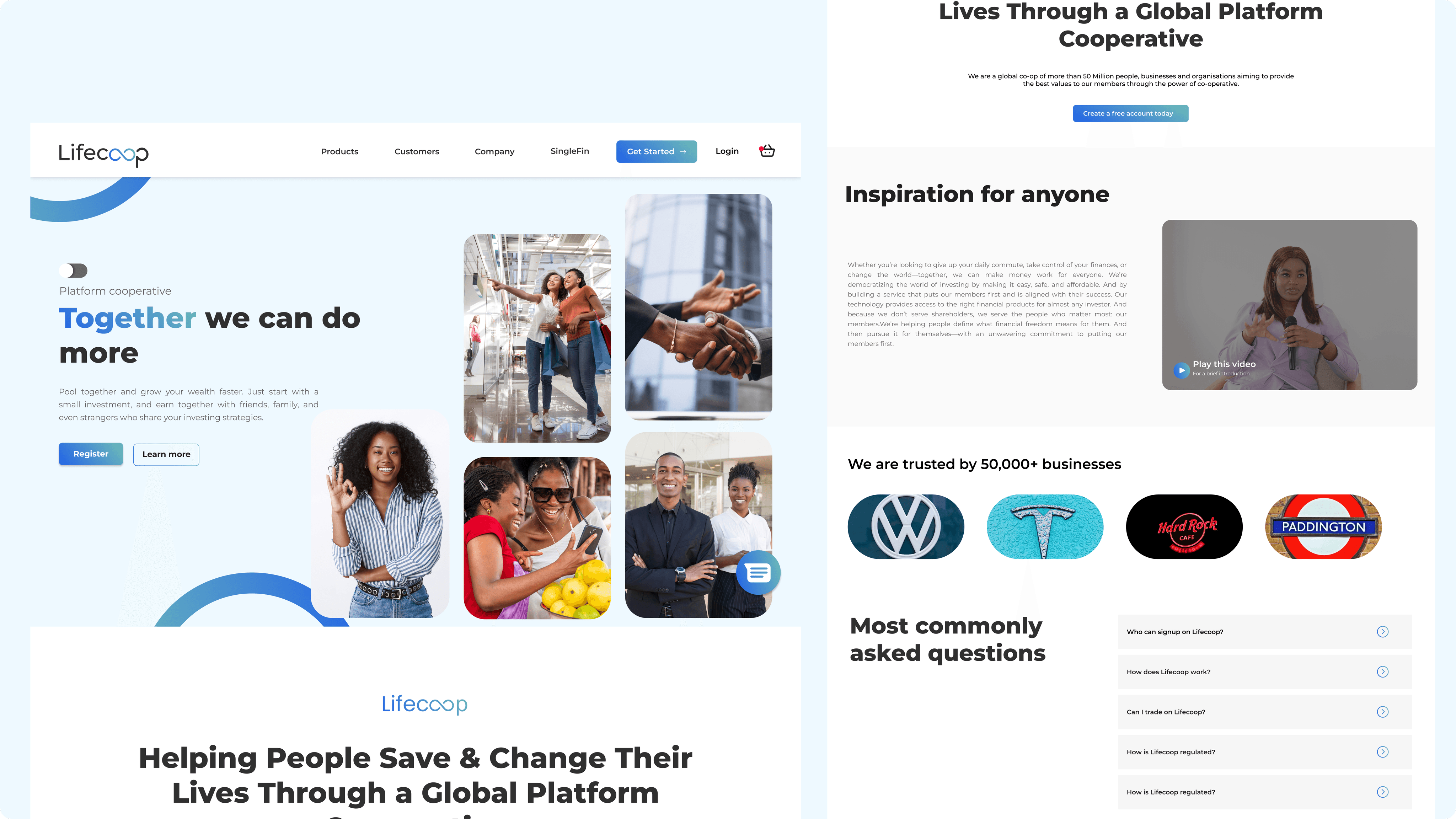 Website for Cooperative Platform