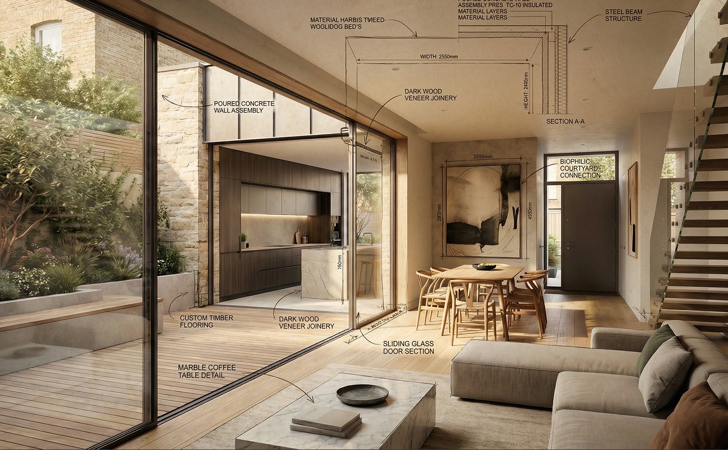 Early project planning in London for a major residential home transformation