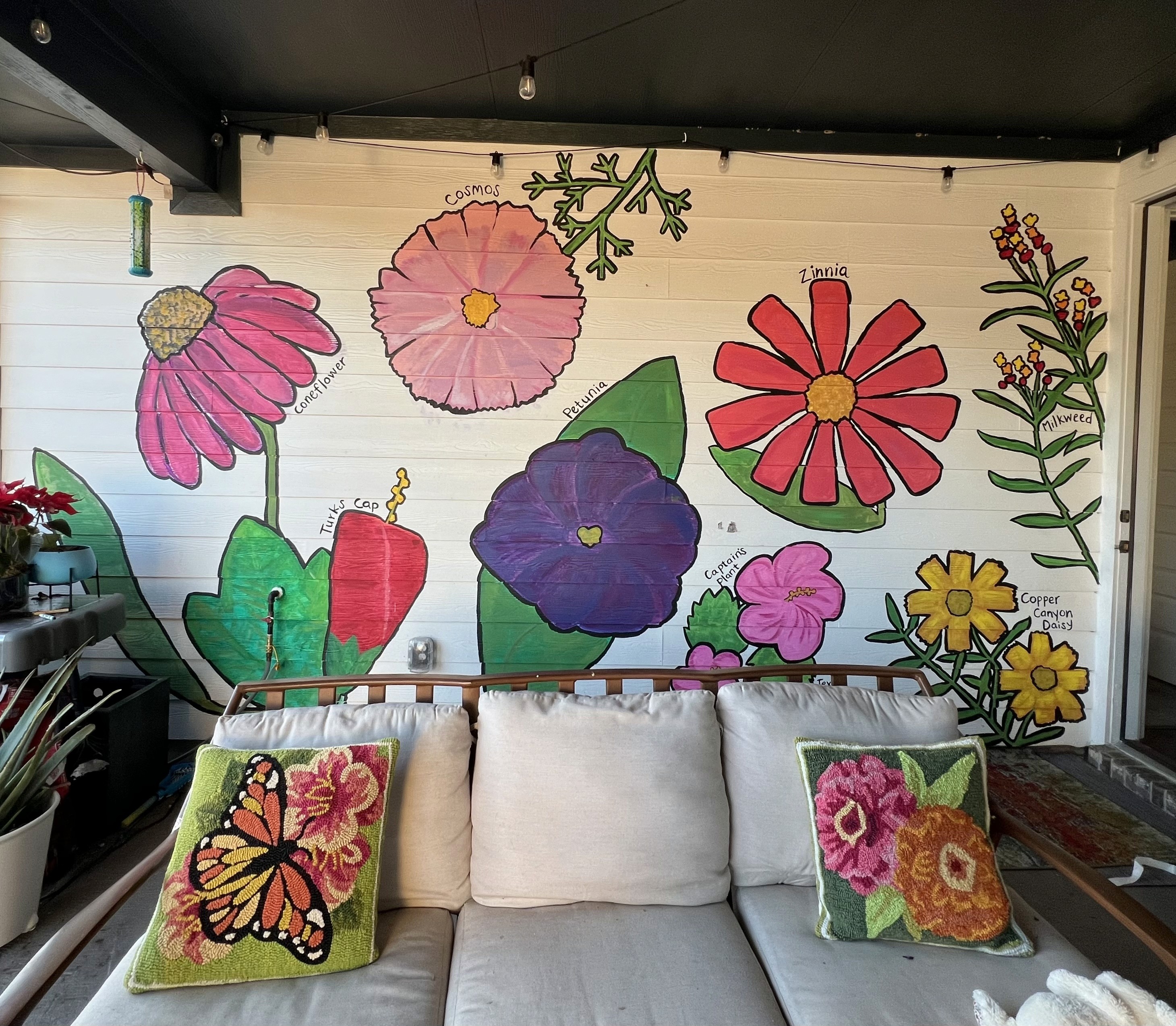 EAS Creative Flower Mural