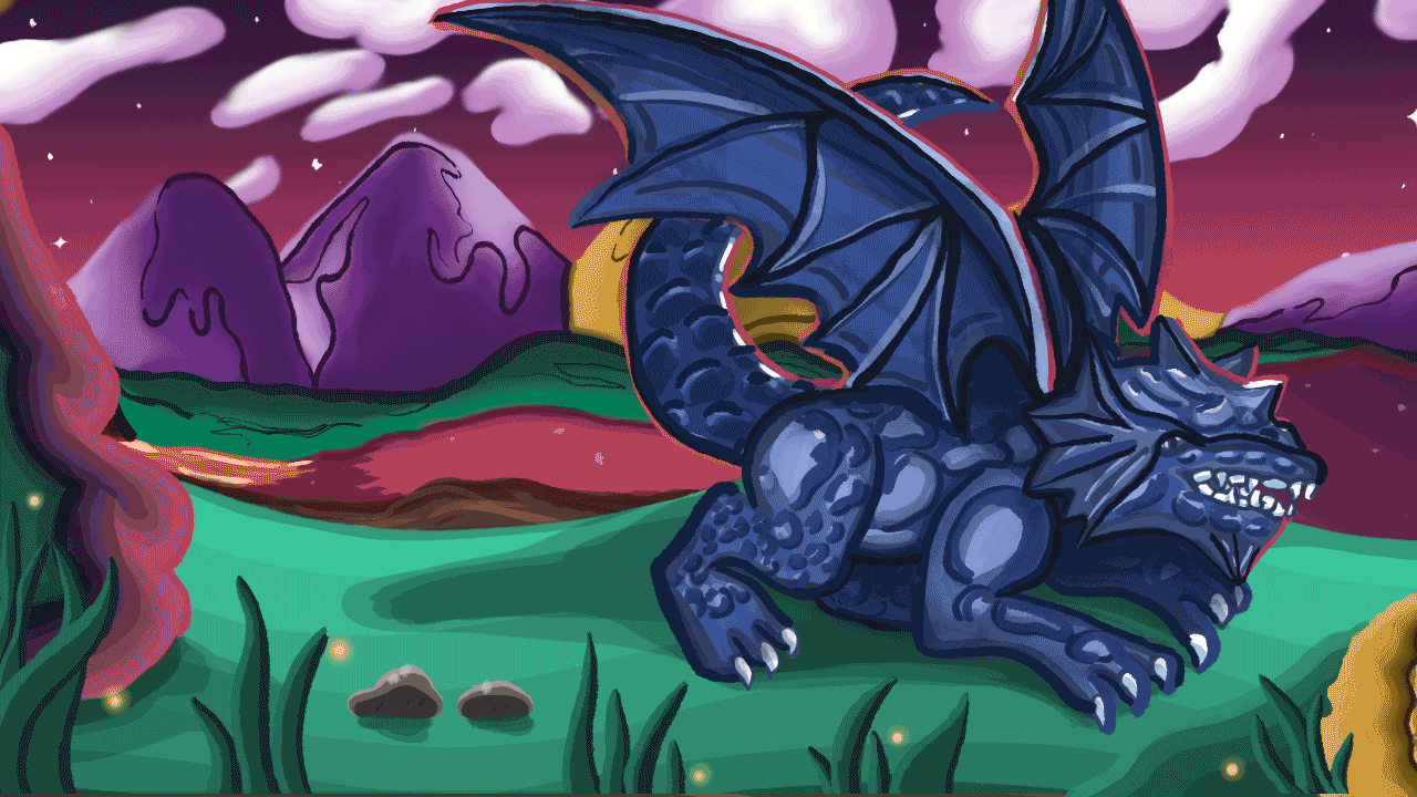Dragon Illustration - final design