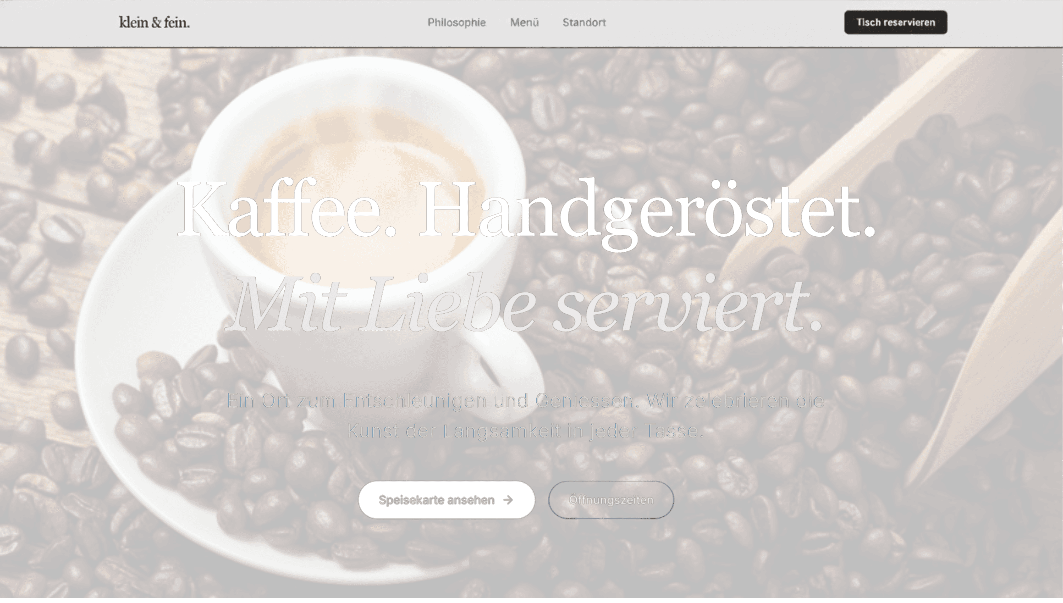 Kundenprojekt für klein & fein