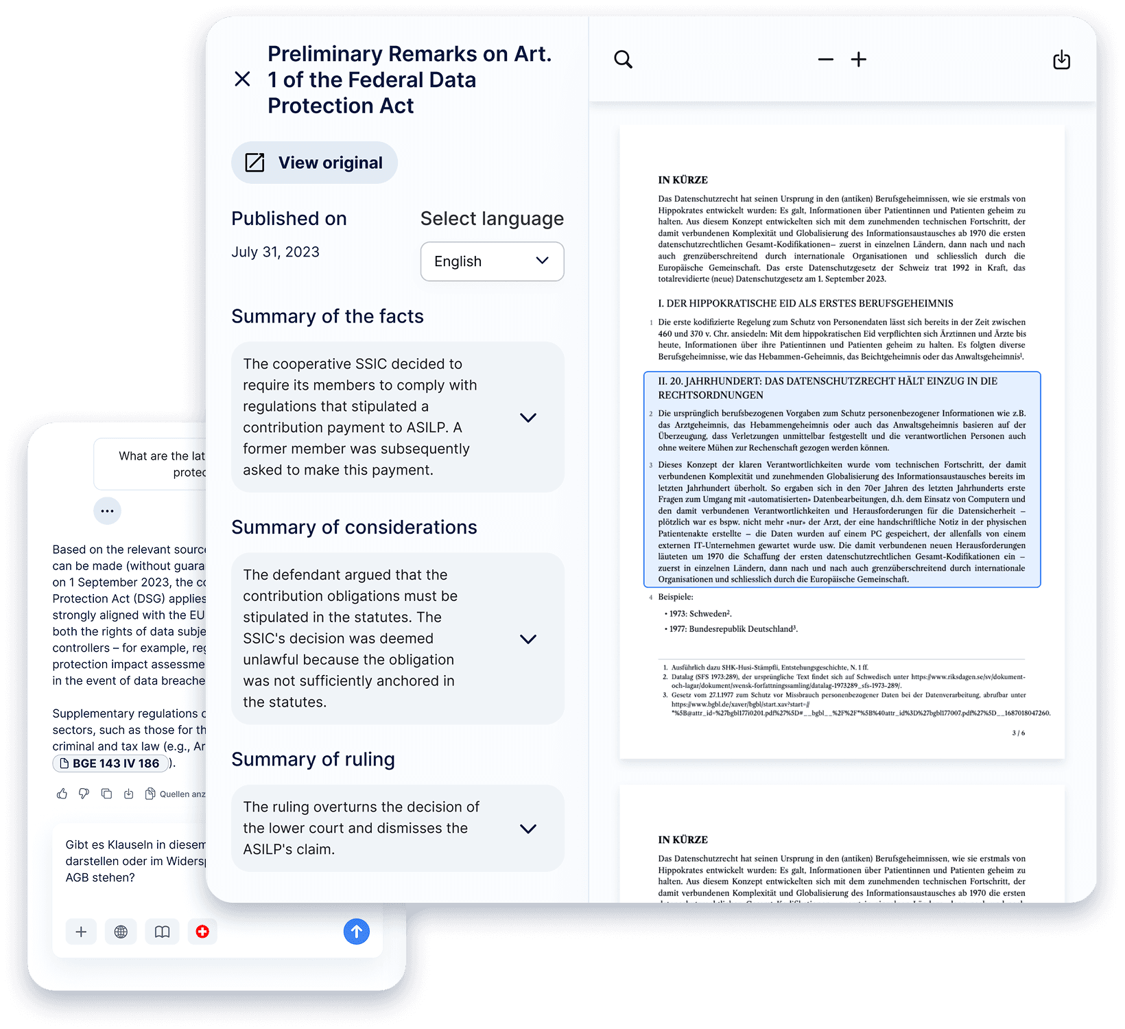 CASUS Legal Research Results