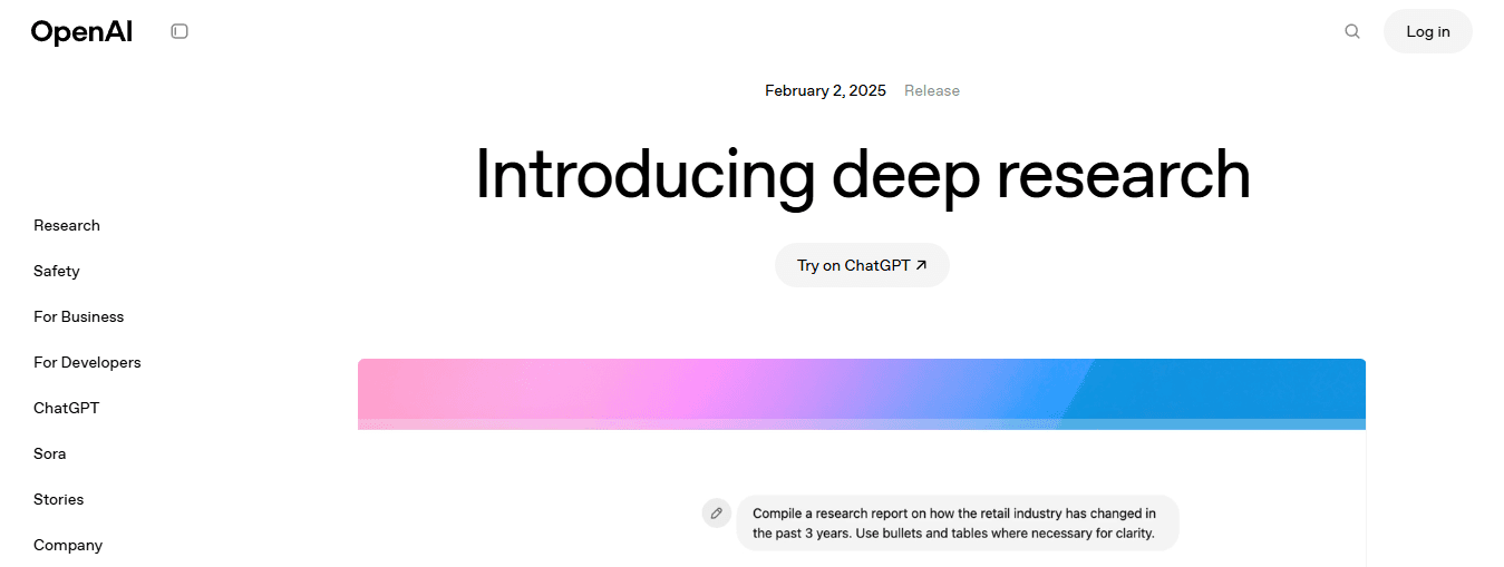 OpenAI Deep Research