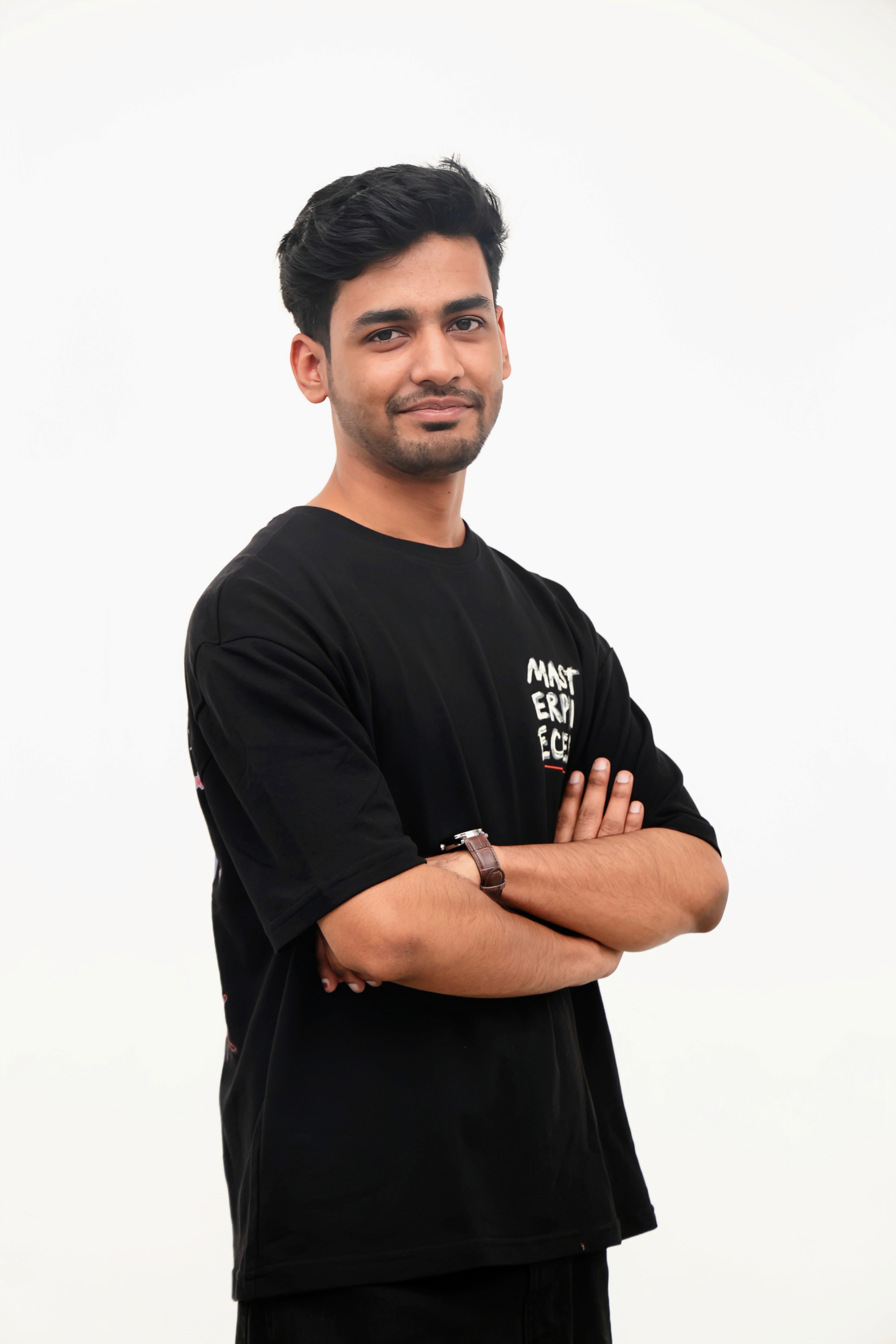 a person wearing a baseball cap